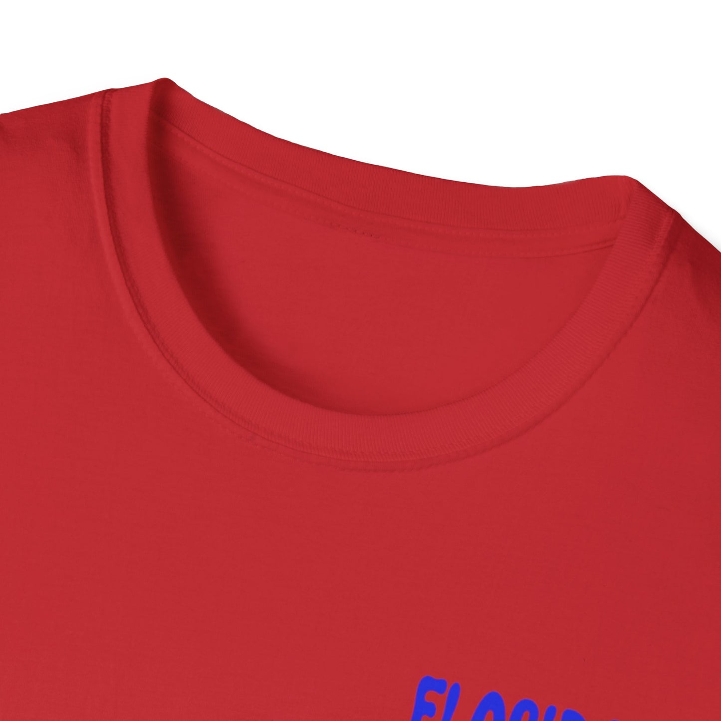 Florida Retro Wave T-Shirt — Colorful Repeat Logo Tee