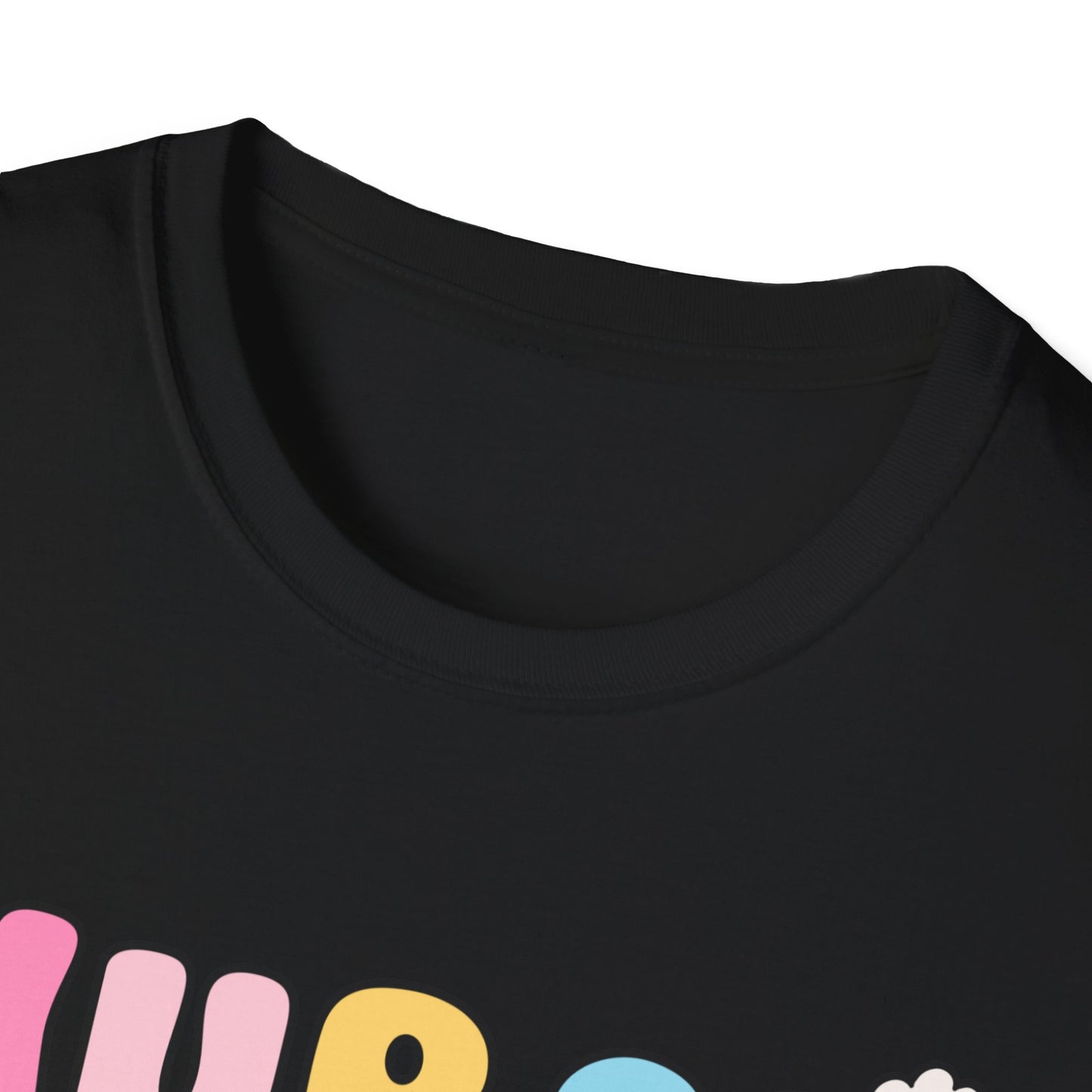 Nurse Daisy Retro Bubble Letter T-Shirt — Cute Pastel Floral Nursing Tee