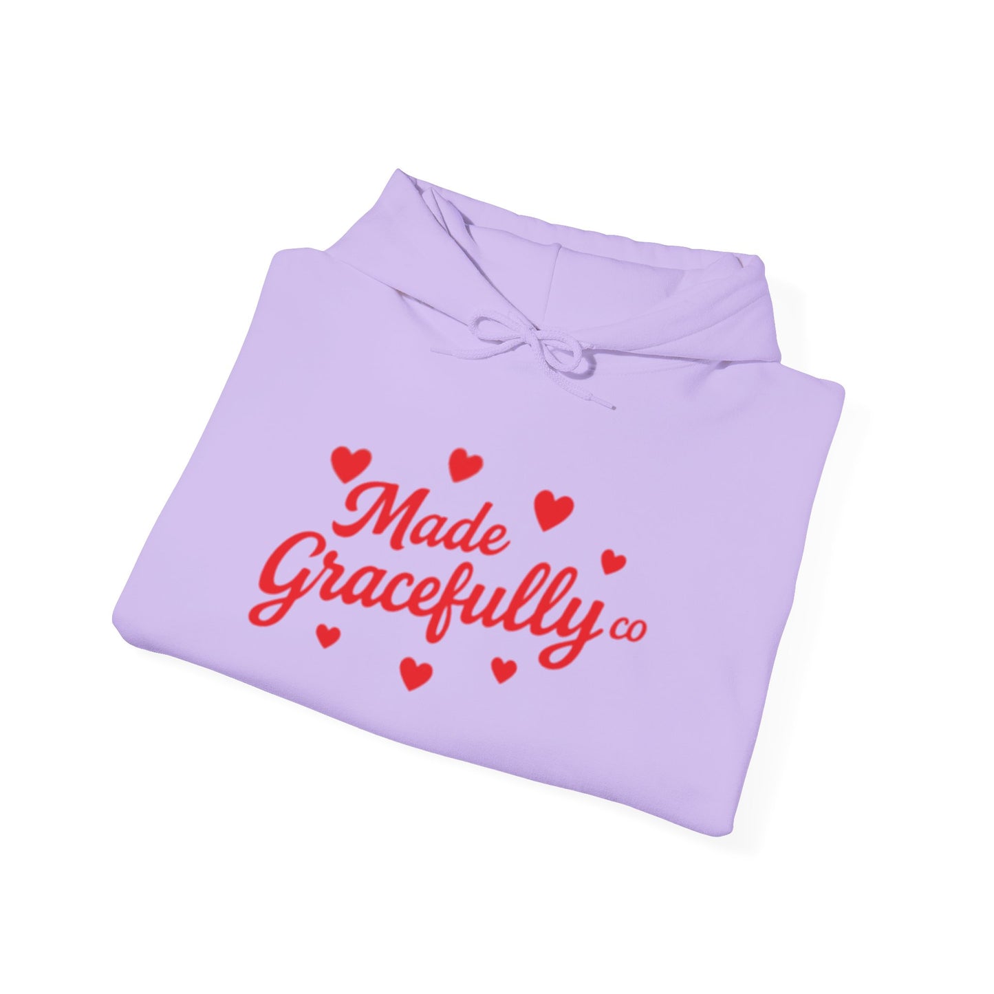 Made Gracefully Co — Feminine Heart Script Graphic Hoodie