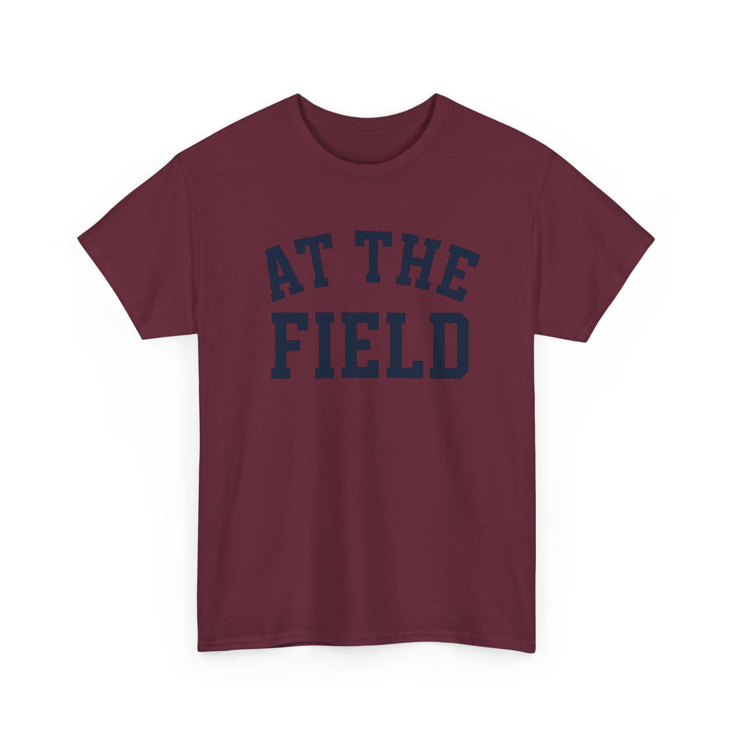 At The Field T-Shirt — Athletic Vintage Crew Tee for Sports Fans