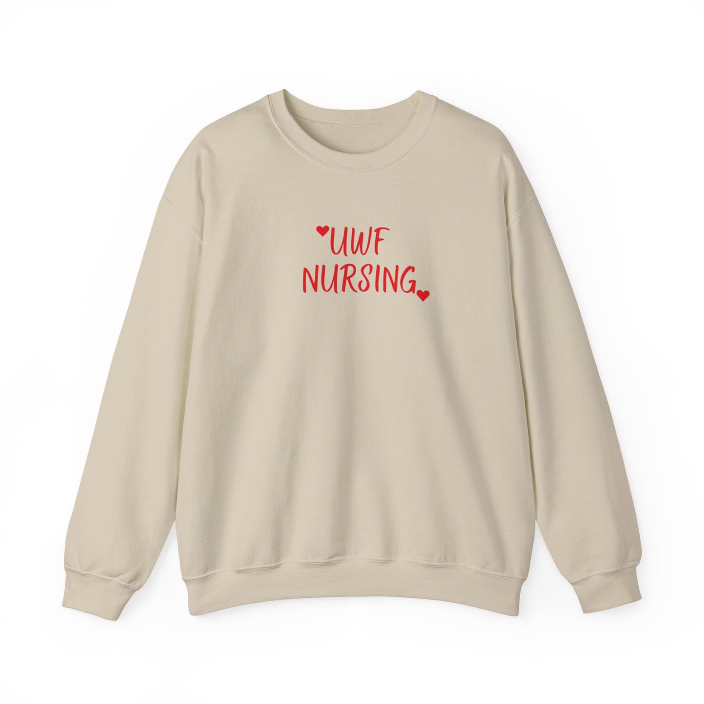 UWF Nursing T-Shirt — Cute Red Heart Nursing Tee for University of West Florida Students & Nurses