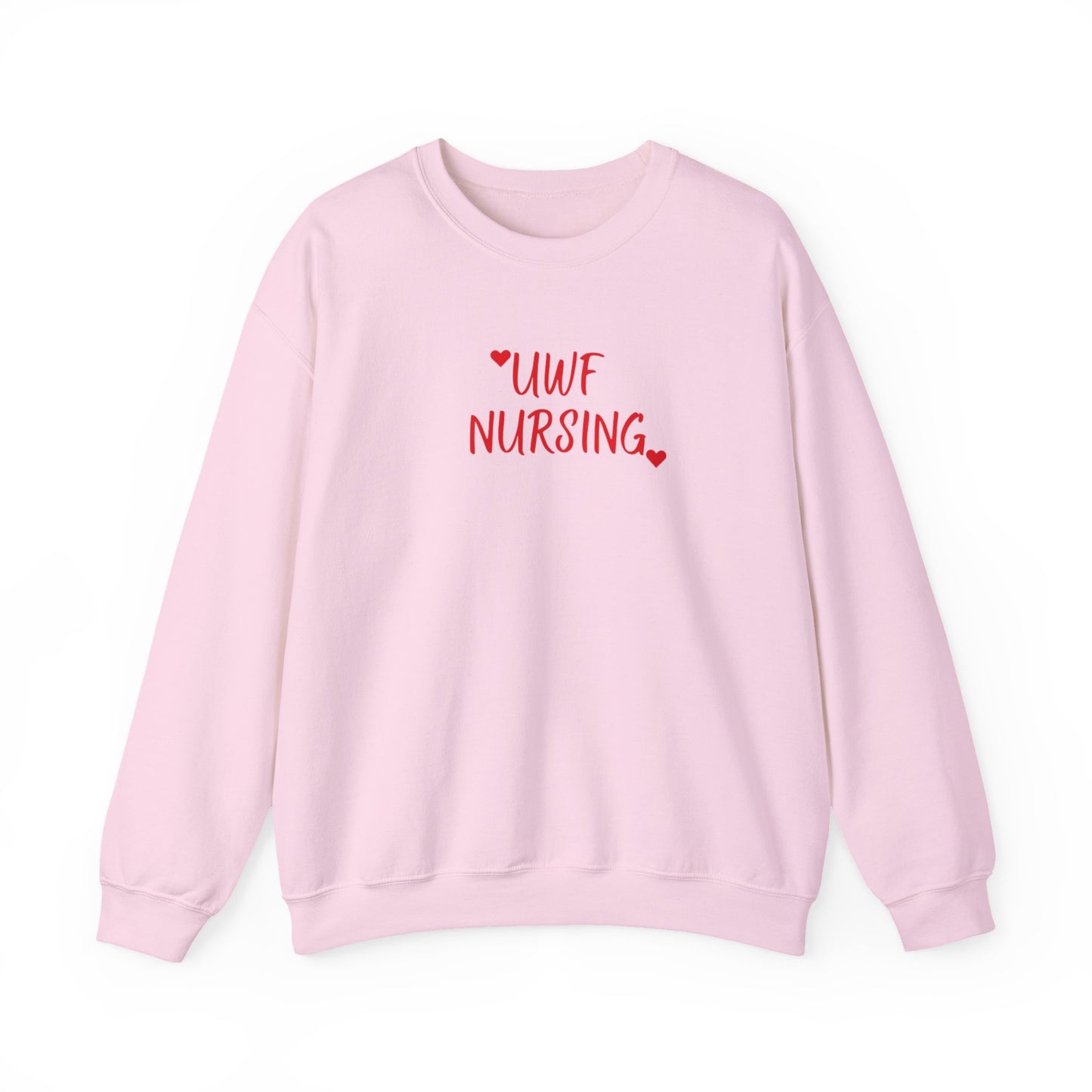 UWF Nursing T-Shirt — Cute Red Heart Nursing Tee for University of West Florida Students & Nurses