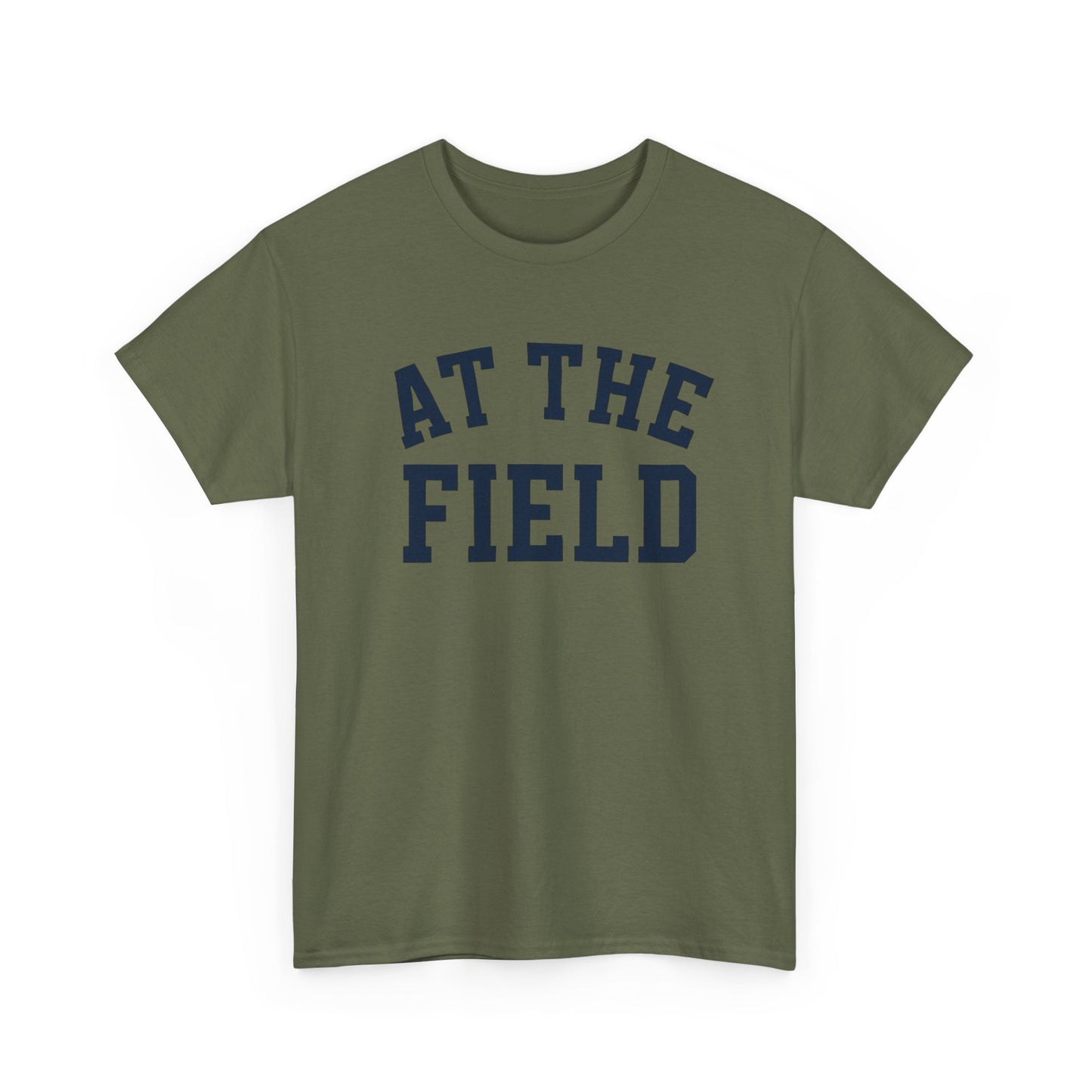 At The Field T-Shirt — Athletic Vintage Crew Tee for Sports Fans