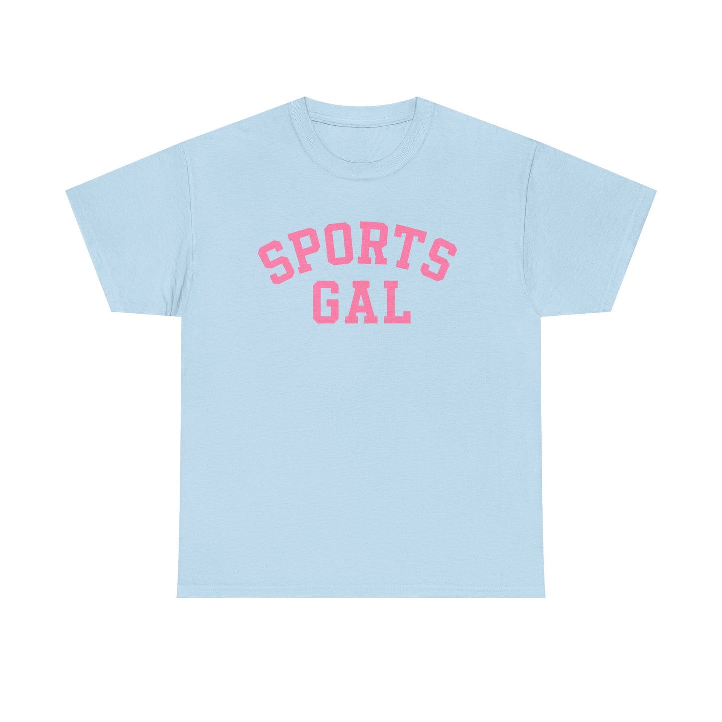 Sports Gal T-Shirt — Pink Athletic Graphic Tee for Active Women