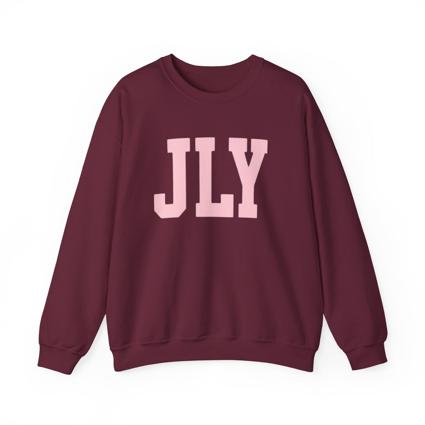 JLY Pink Lettering Crewneck Sweatshirt