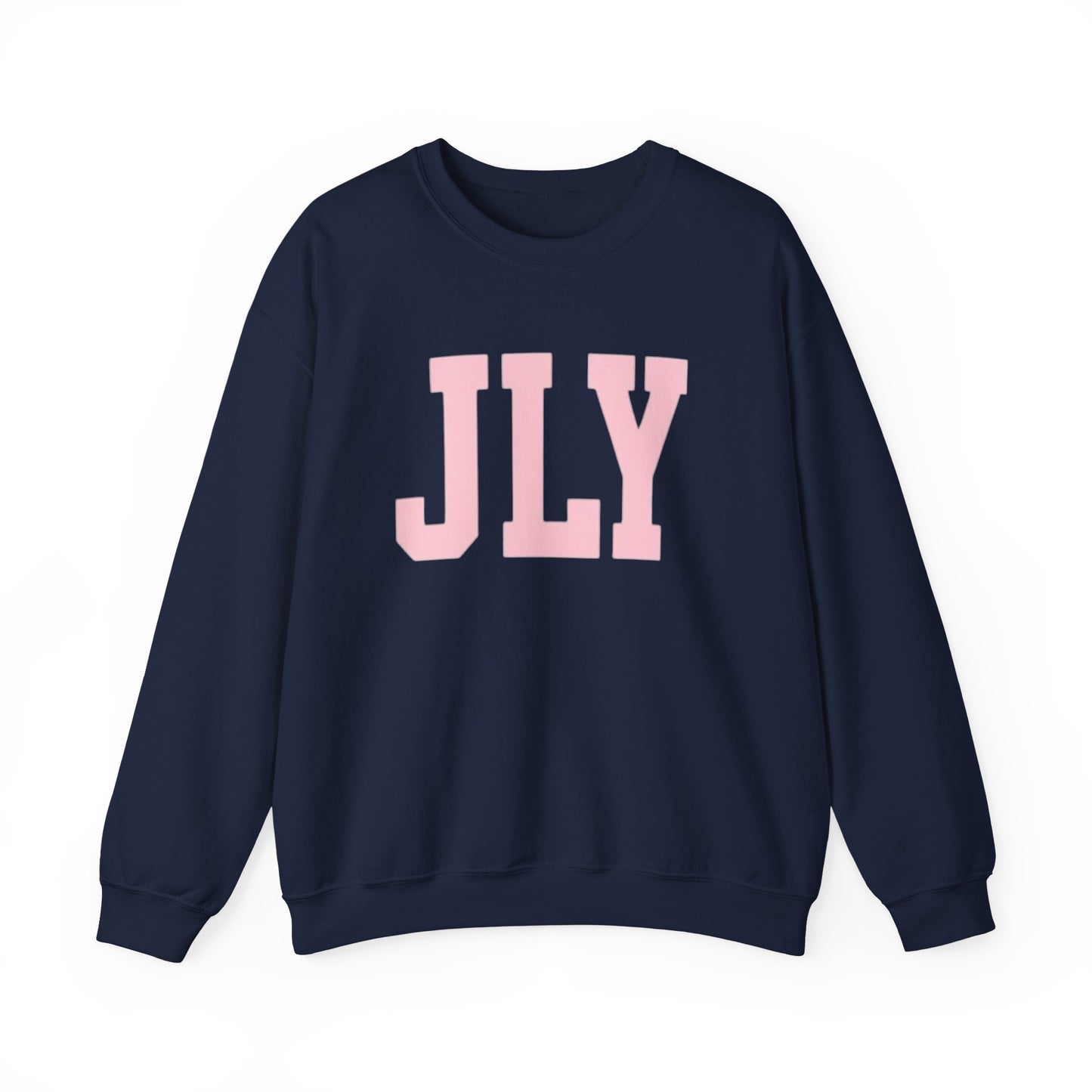 JLY Pink Lettering Crewneck Sweatshirt
