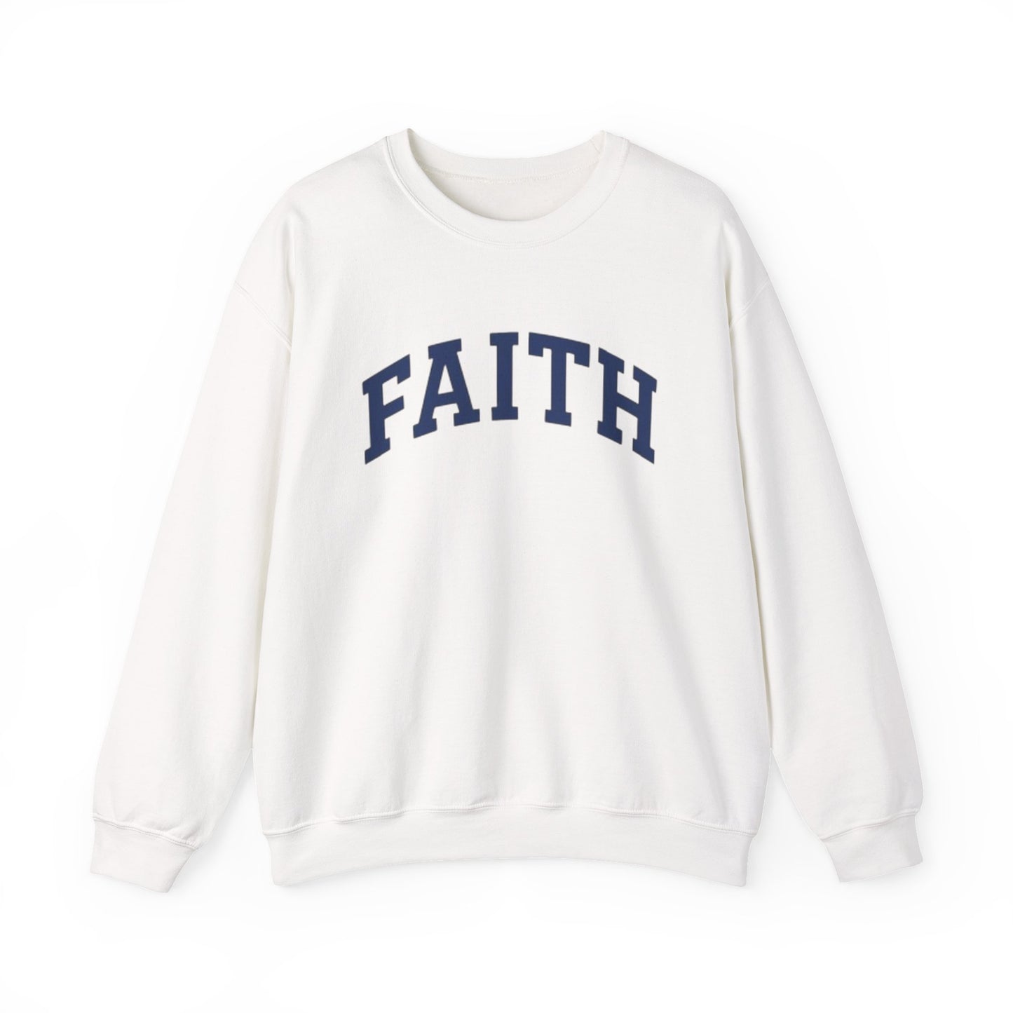 Faith Crewneck Sweatshirt — Inspirational Christian Pullover