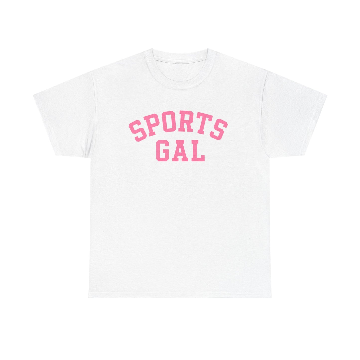 Sports Gal T-Shirt — Pink Athletic Graphic Tee for Active Women