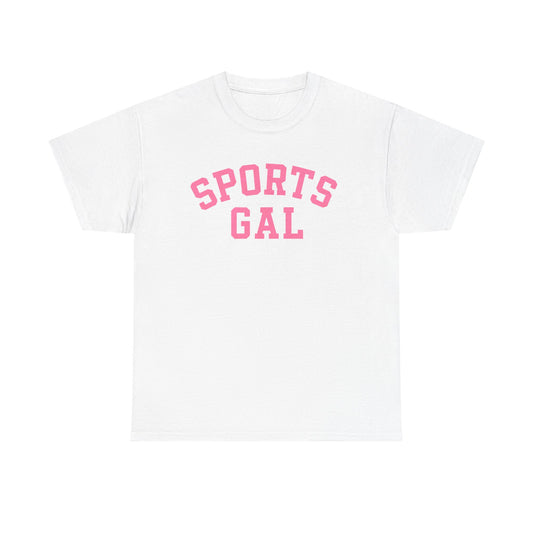 Sports Gal T-Shirt — Pink Athletic Graphic Tee for Active Women