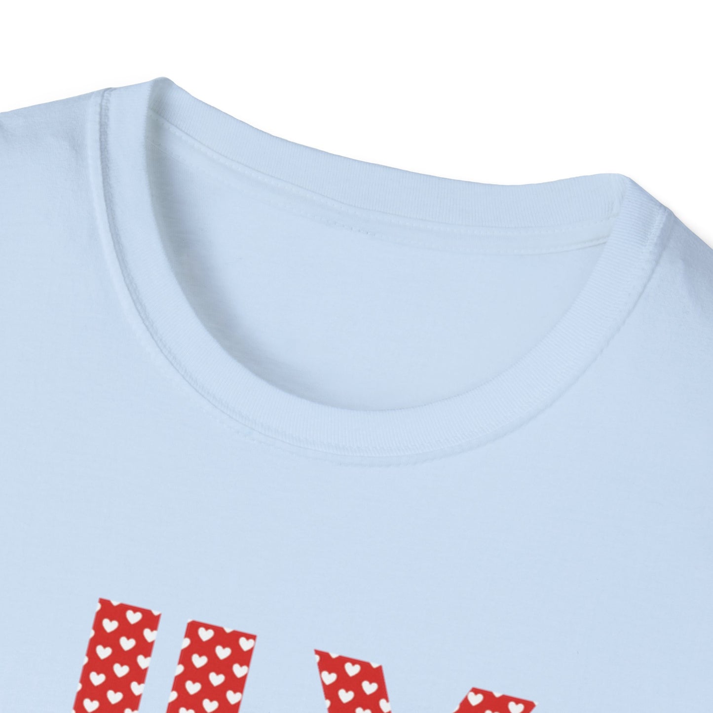 JLY Polka Dot Tee — Red Monogram Graphic T-Shirt
