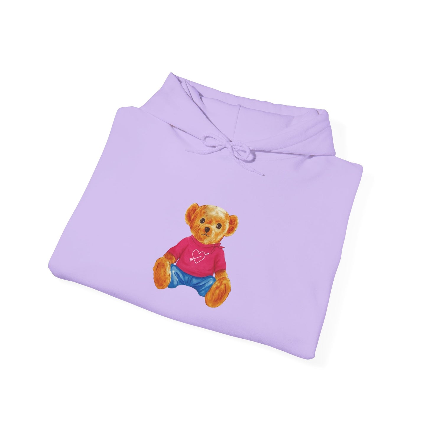 Teddy Bear Graphic Hoodie - Cute Retro Plush Bear Shirt