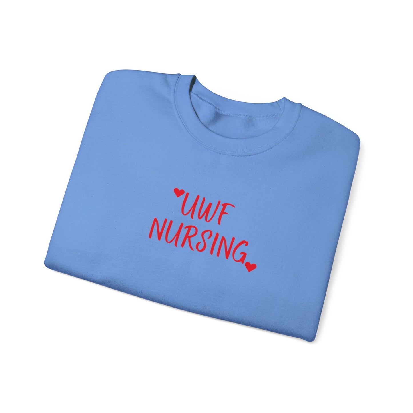 UWF Nursing T-Shirt — Cute Red Heart Nursing Tee for University of West Florida Students & Nurses