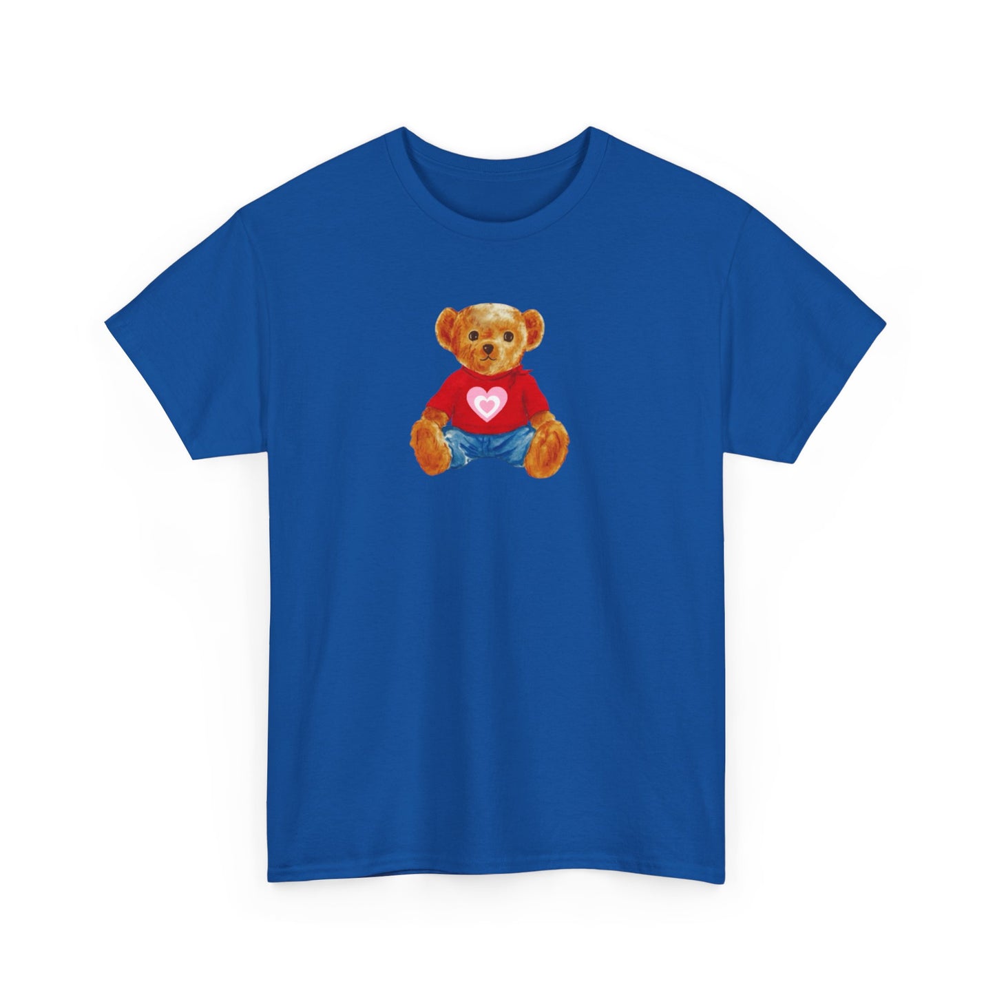 Teddy Bear Tee — Cute Heart Graphic