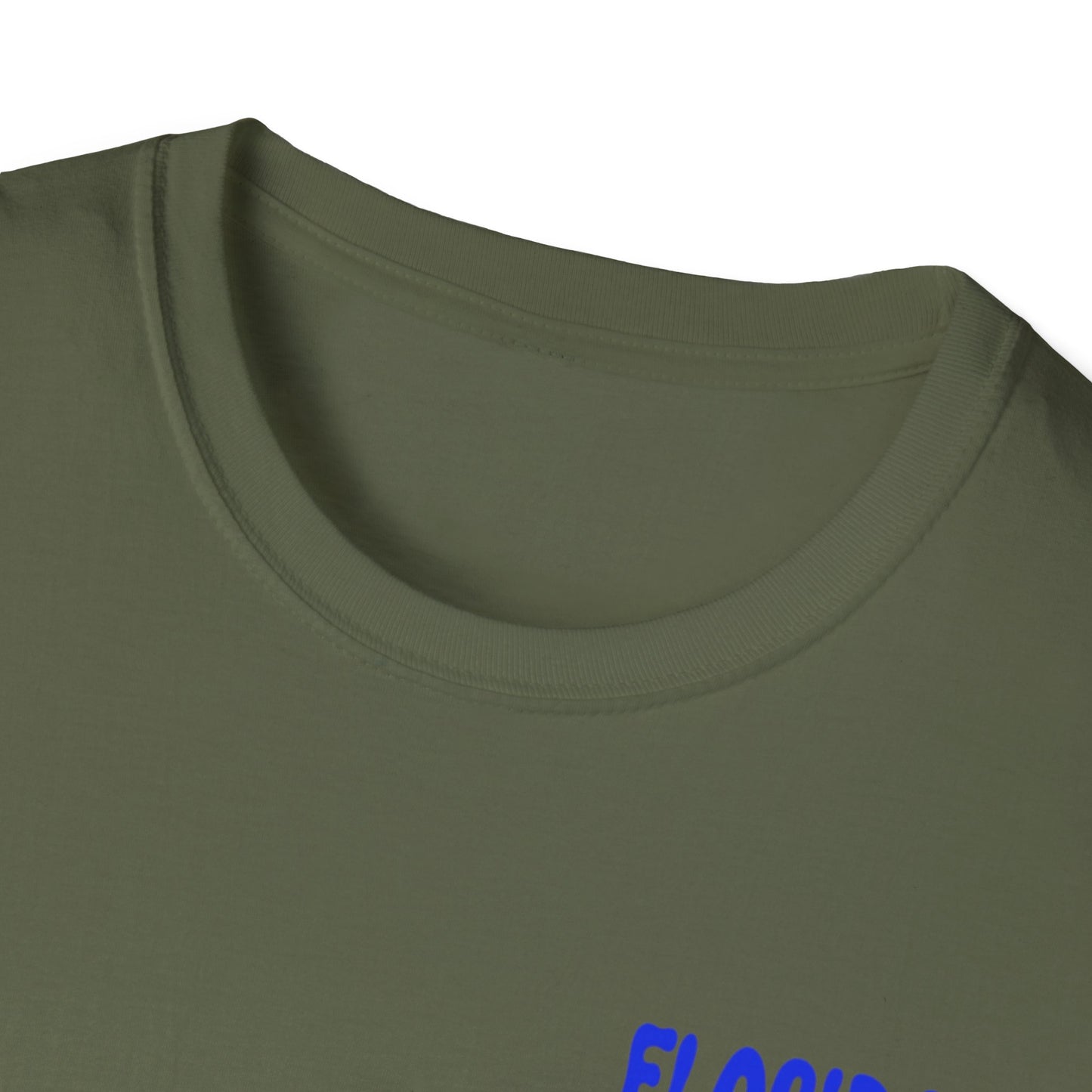 Florida Retro Wave T-Shirt — Colorful Repeat Logo Tee