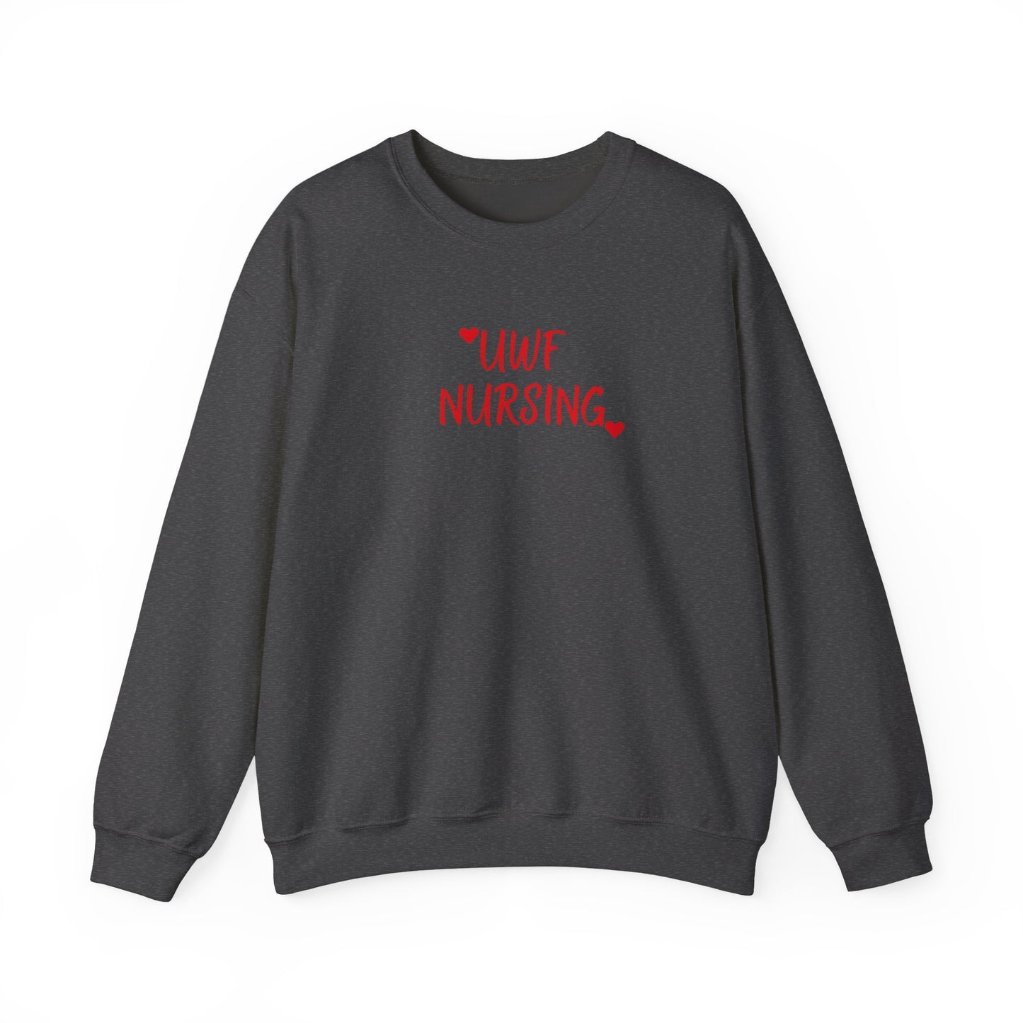 UWF Nursing T-Shirt — Cute Red Heart Nursing Tee for University of West Florida Students & Nurses