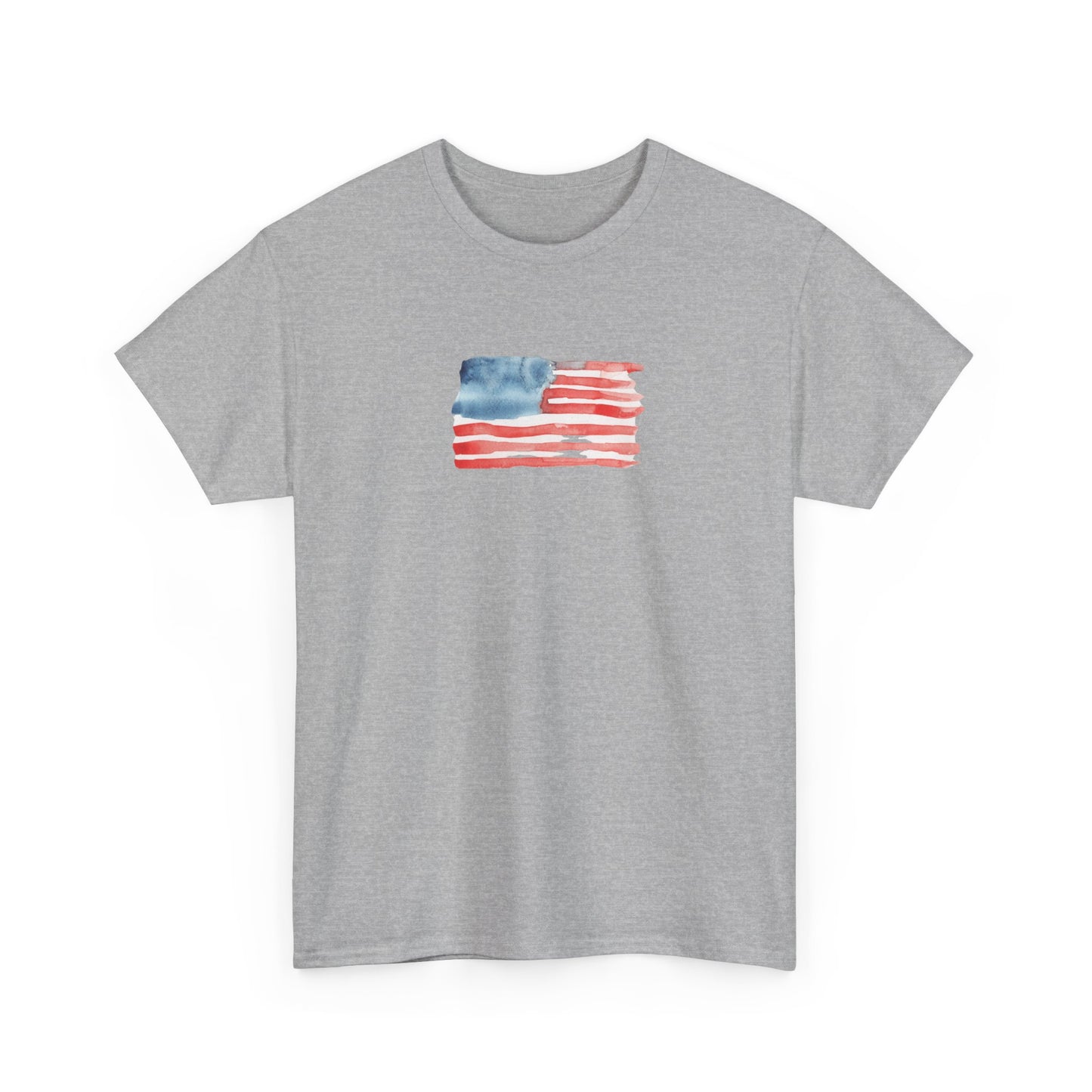 American Watercolor Flag T-Shirt