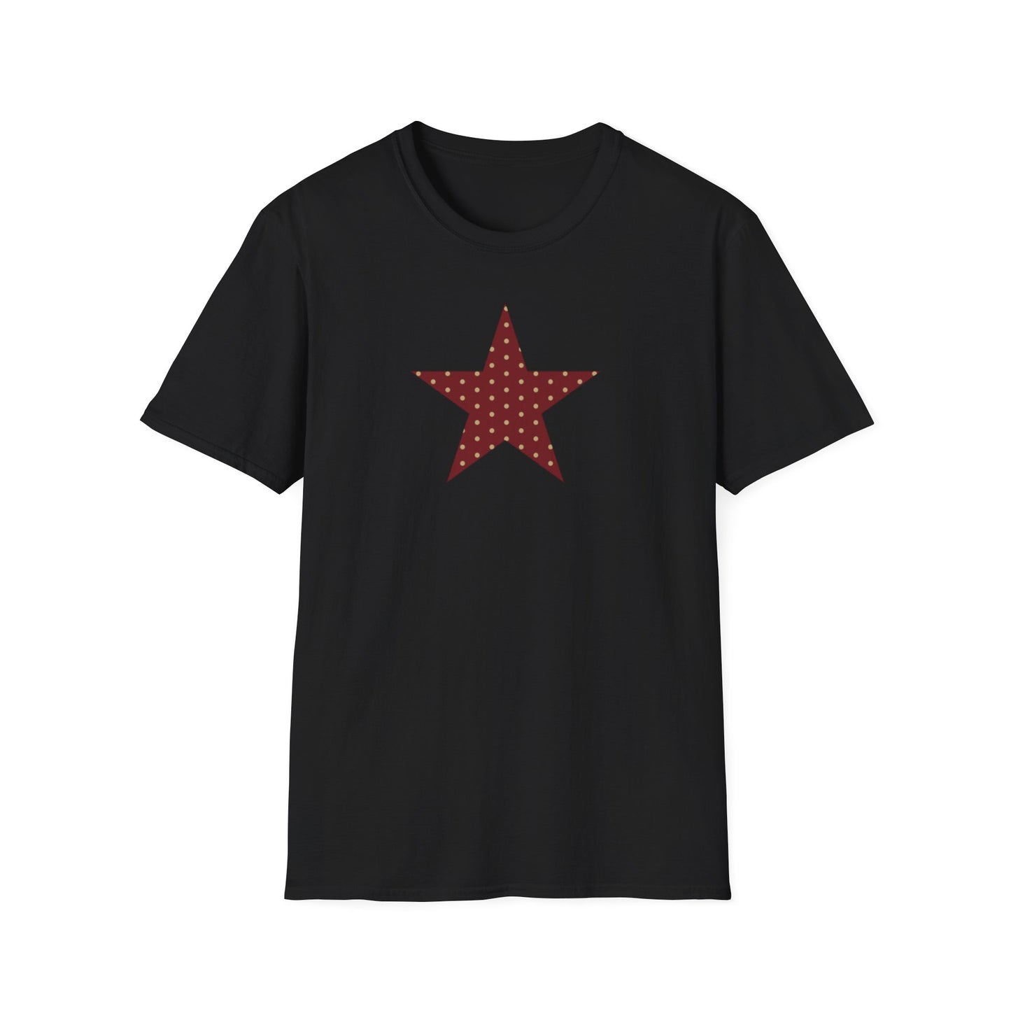 Garnet and Gold Polka Dot Star T-Shirt