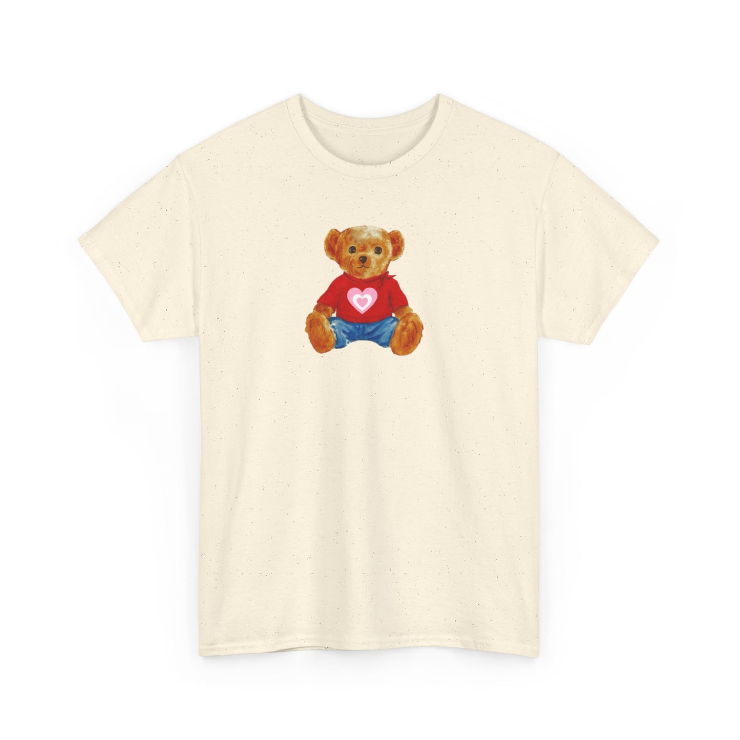 Teddy Bear Tee — Cute Heart Graphic