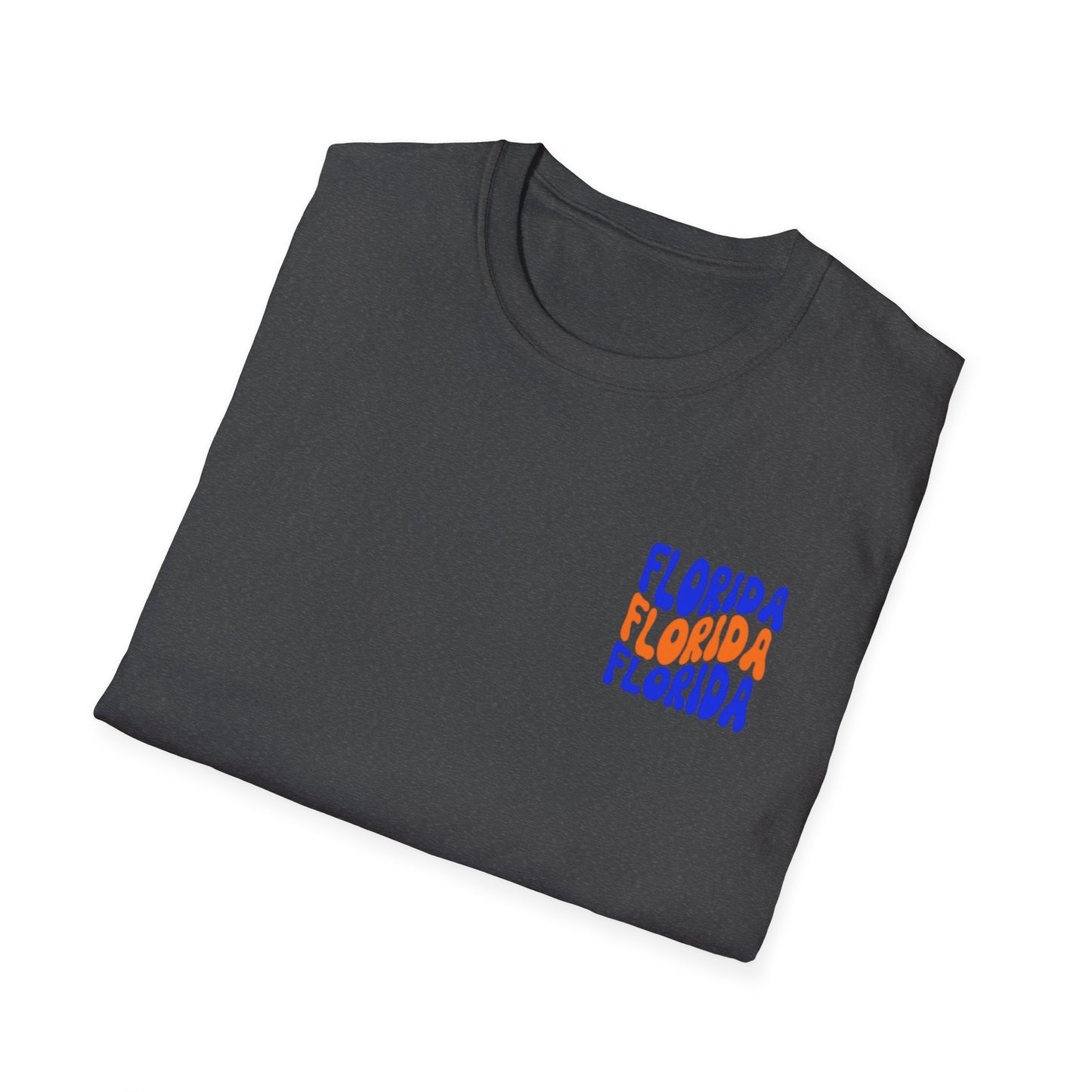 Florida Retro Wave T-Shirt — Colorful Repeat Logo Tee