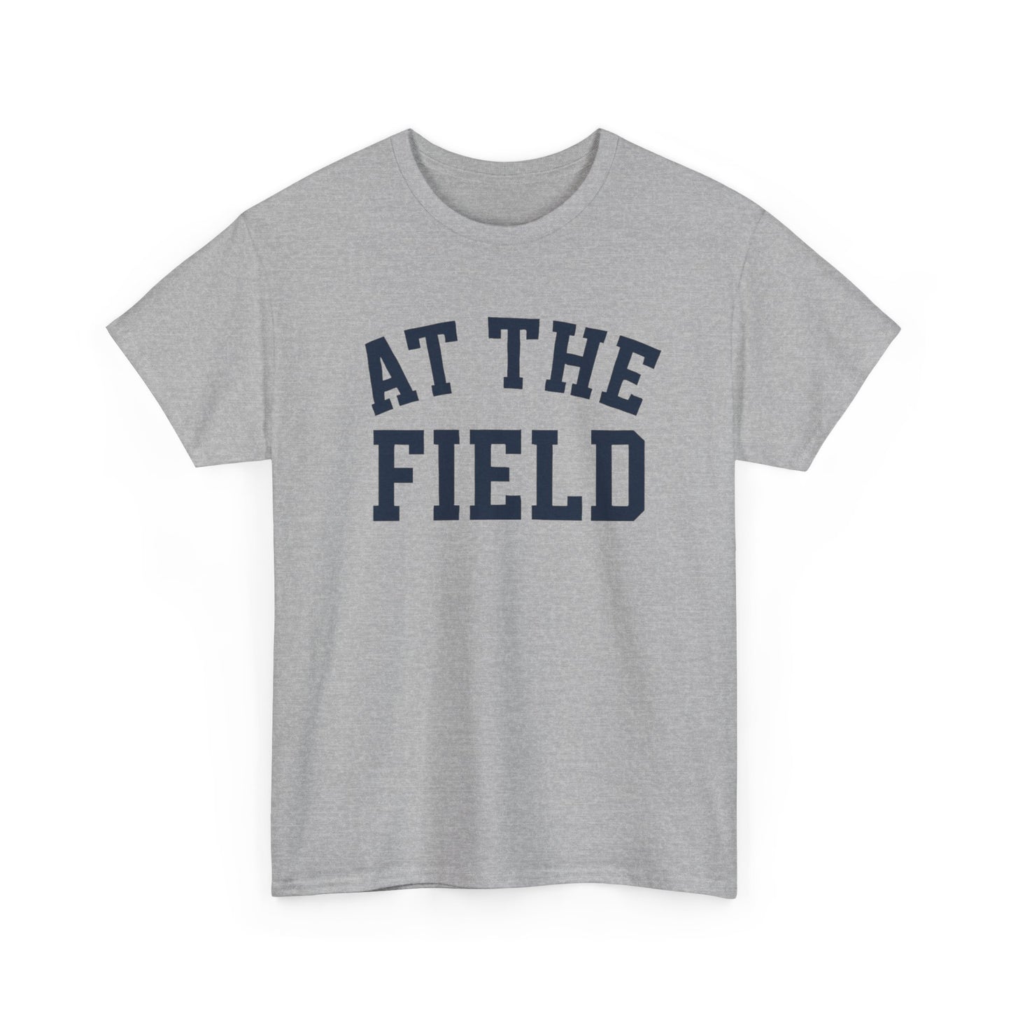 At The Field T-Shirt — Athletic Vintage Crew Tee for Sports Fans