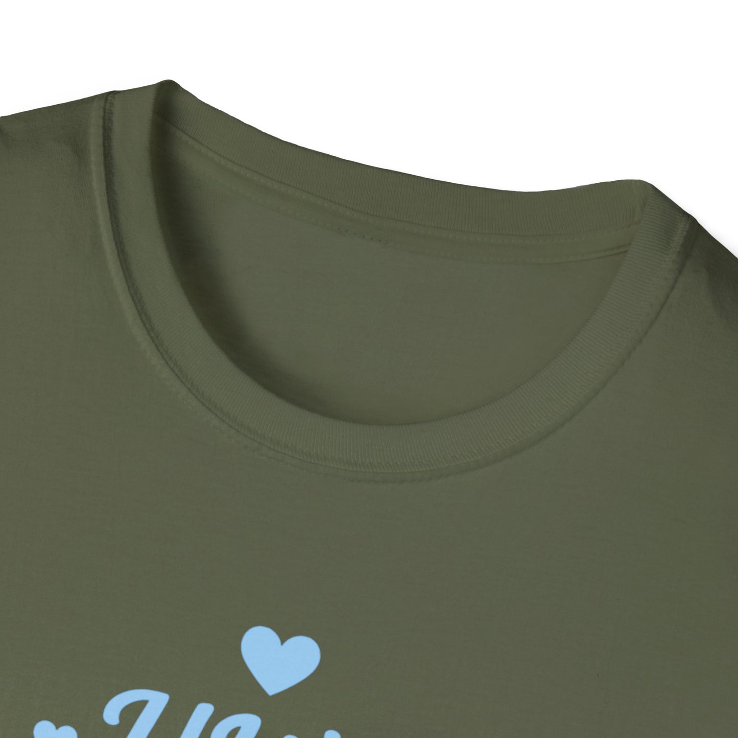 UWF Masters of Nursing T-Shirt — Light Blue Heart Nursing School Tee