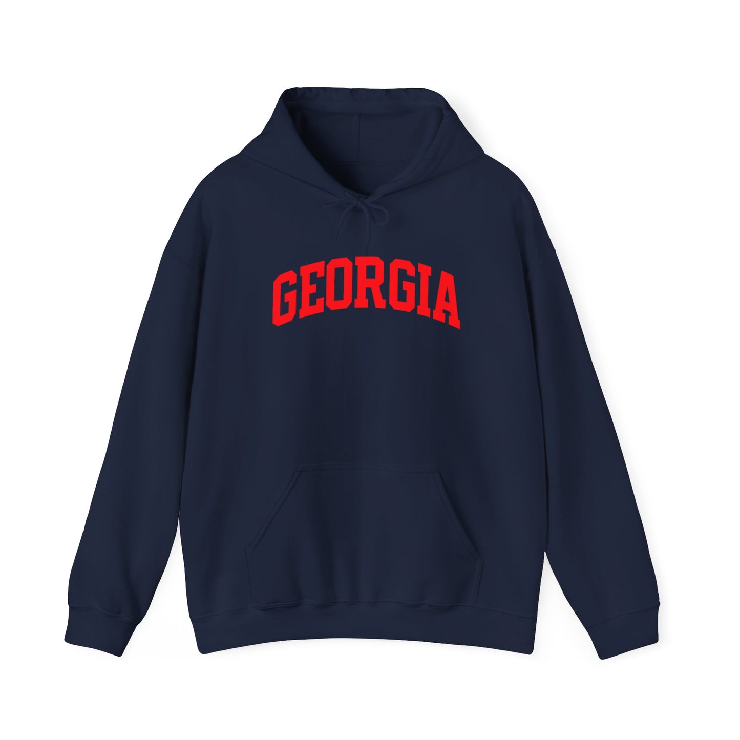 Georgia Arch Hoodie — Classic University Logo Pullover