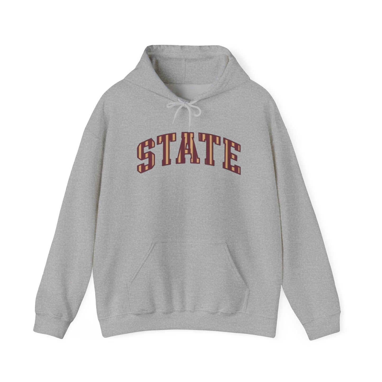 State Plaid Arch Hoodie - Classic Collegiate Pullover