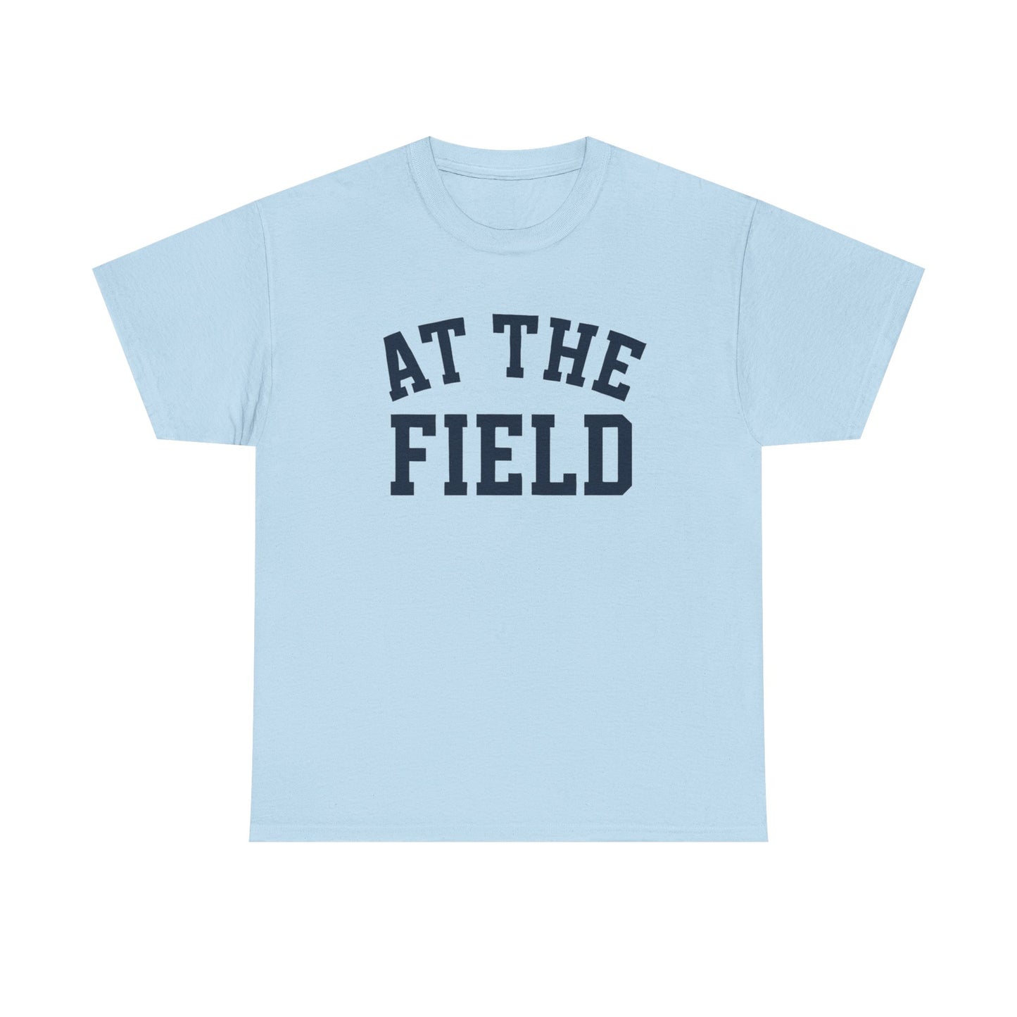 At The Field T-Shirt — Athletic Vintage Crew Tee for Sports Fans