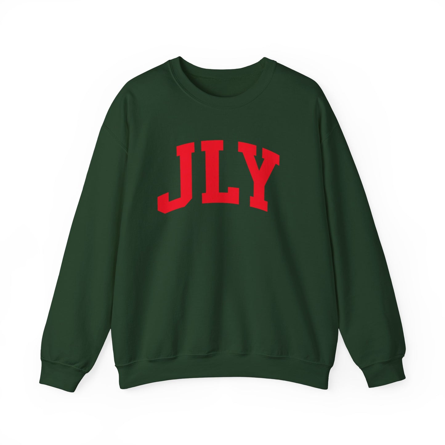 JLY Red Collegiate Crewneck Sweatshirt