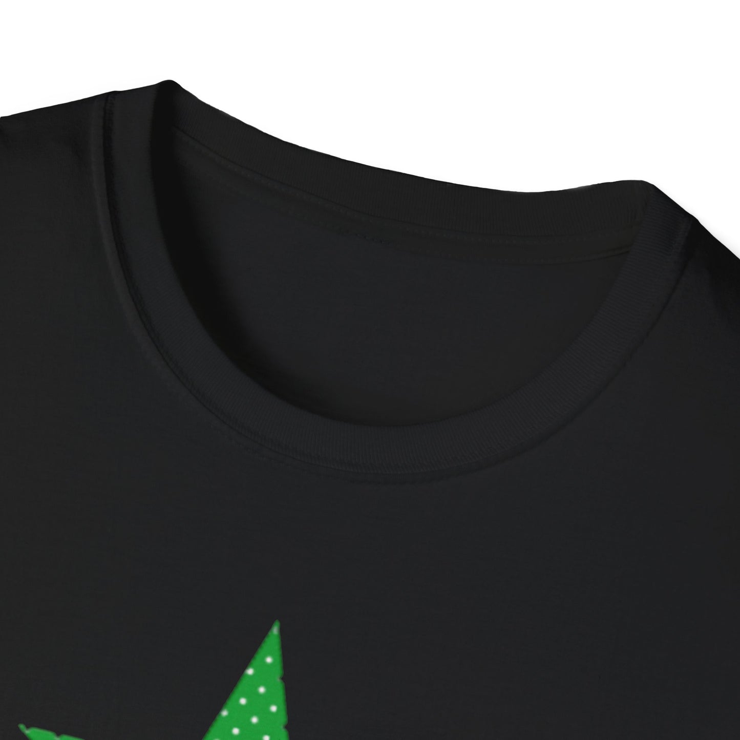 Green Star T-Shirt — Minimal Graphic Tee for Casual Wear & Holiday Flair