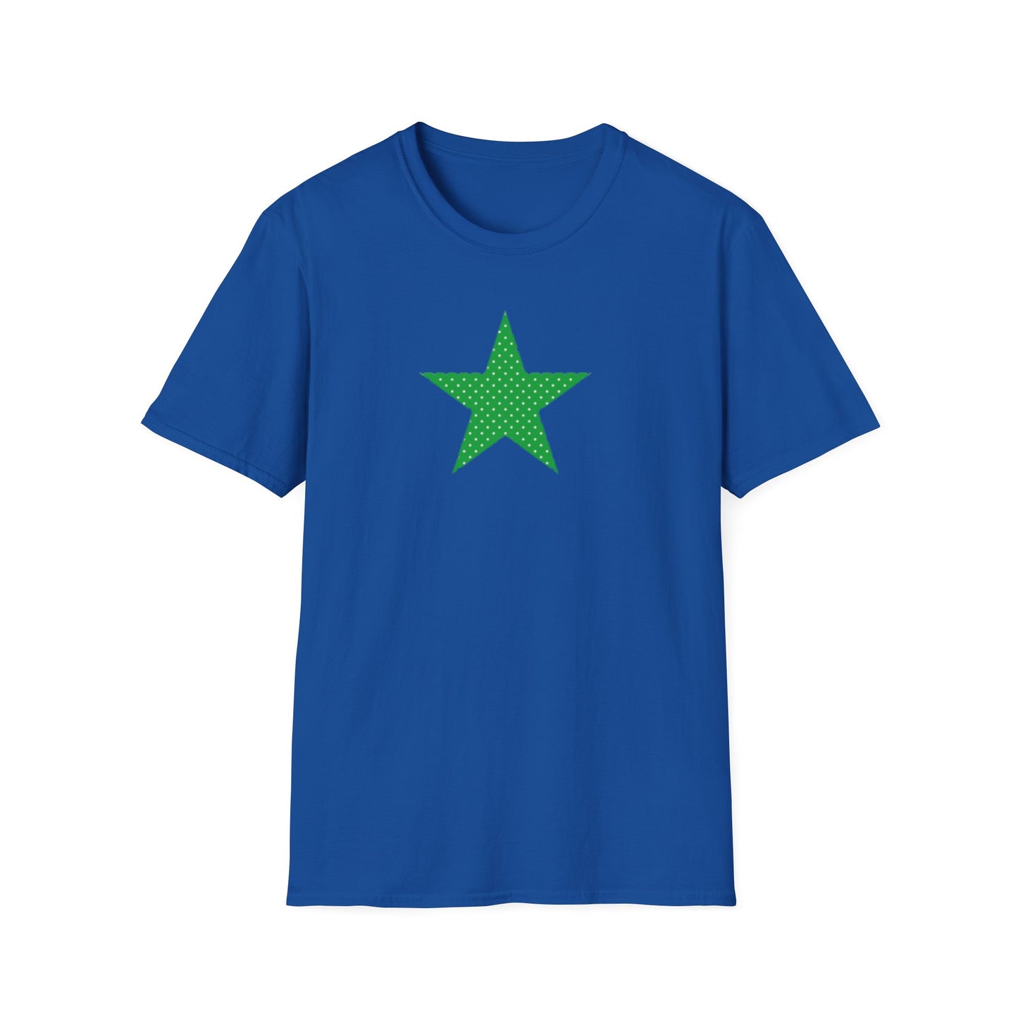 Green Star T-Shirt — Minimal Graphic Tee for Casual Wear & Holiday Flair