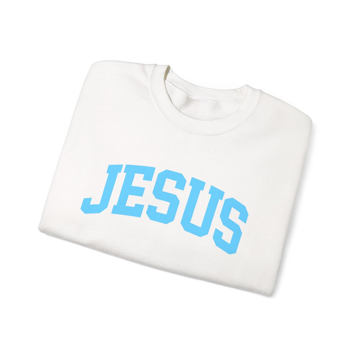 Jesus Crewneck Sweatshirt — Classic Faith Graphic Pullover
