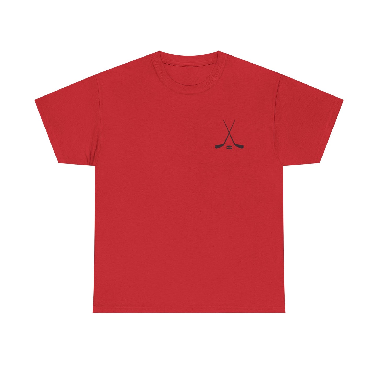 Hockey Icons Tee — Vintage Hockey Sticker Collage T‑Shirt