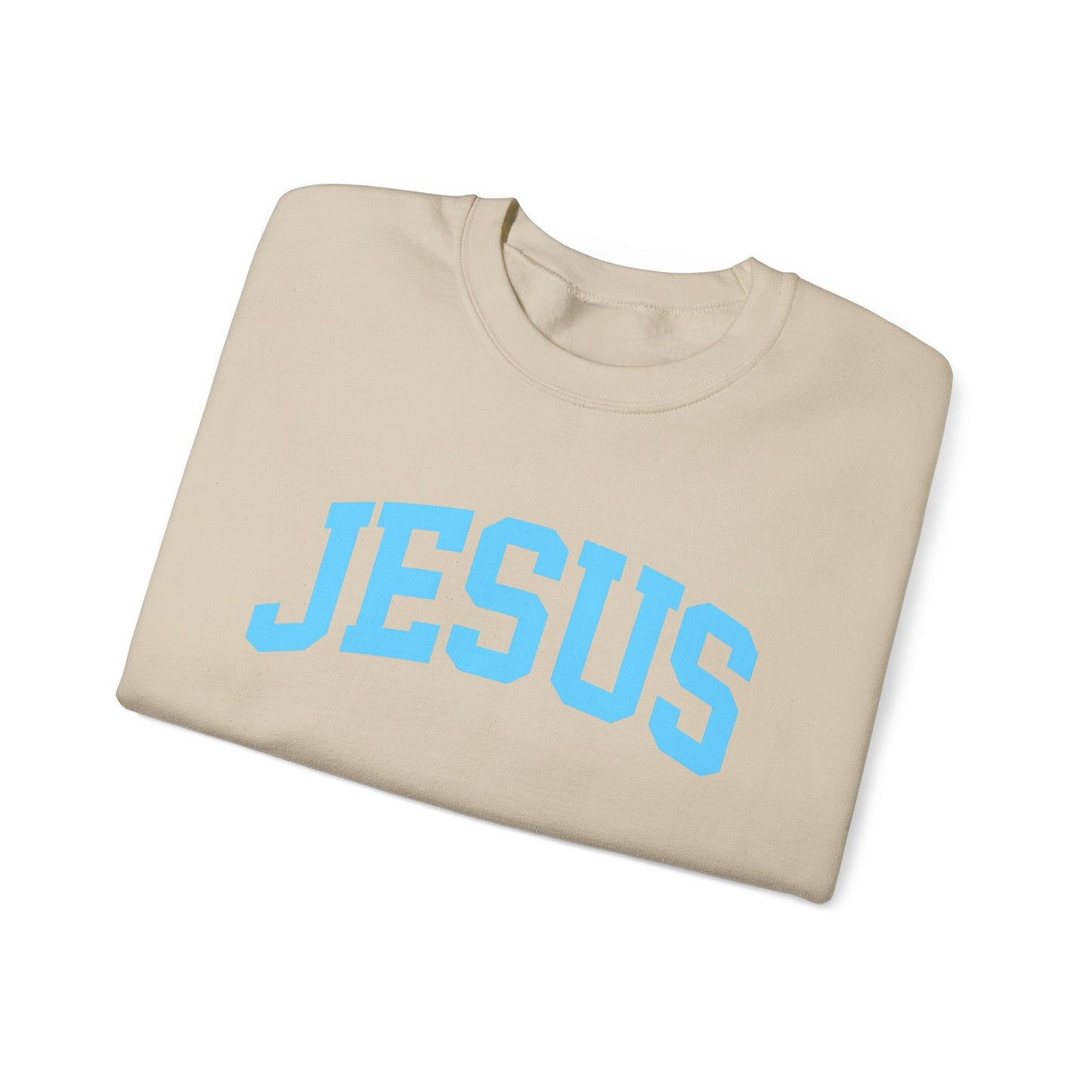 Jesus Crewneck Sweatshirt — Classic Faith Graphic Pullover