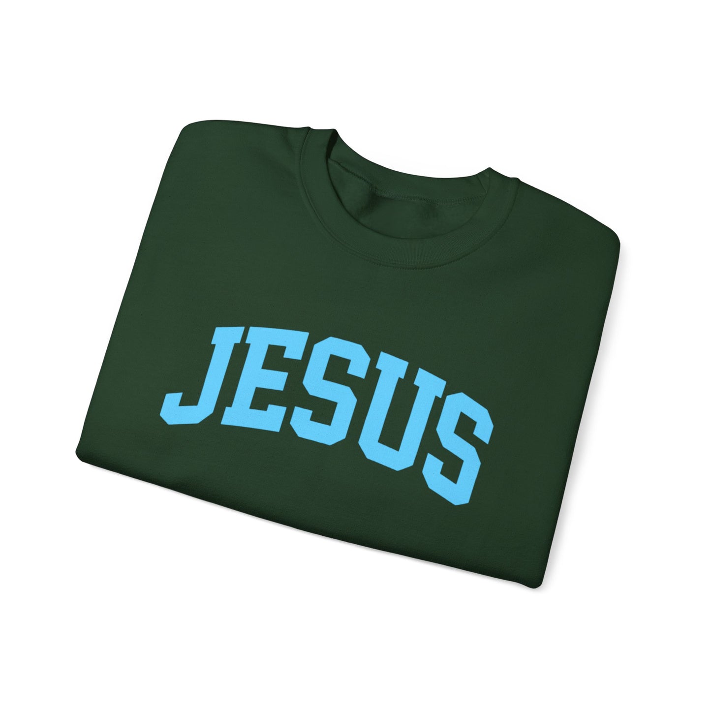 Jesus Crewneck Sweatshirt — Classic Faith Graphic Pullover