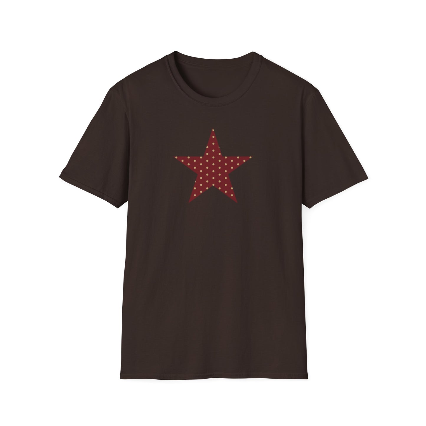 Garnet and Gold Polka Dot Star T-Shirt