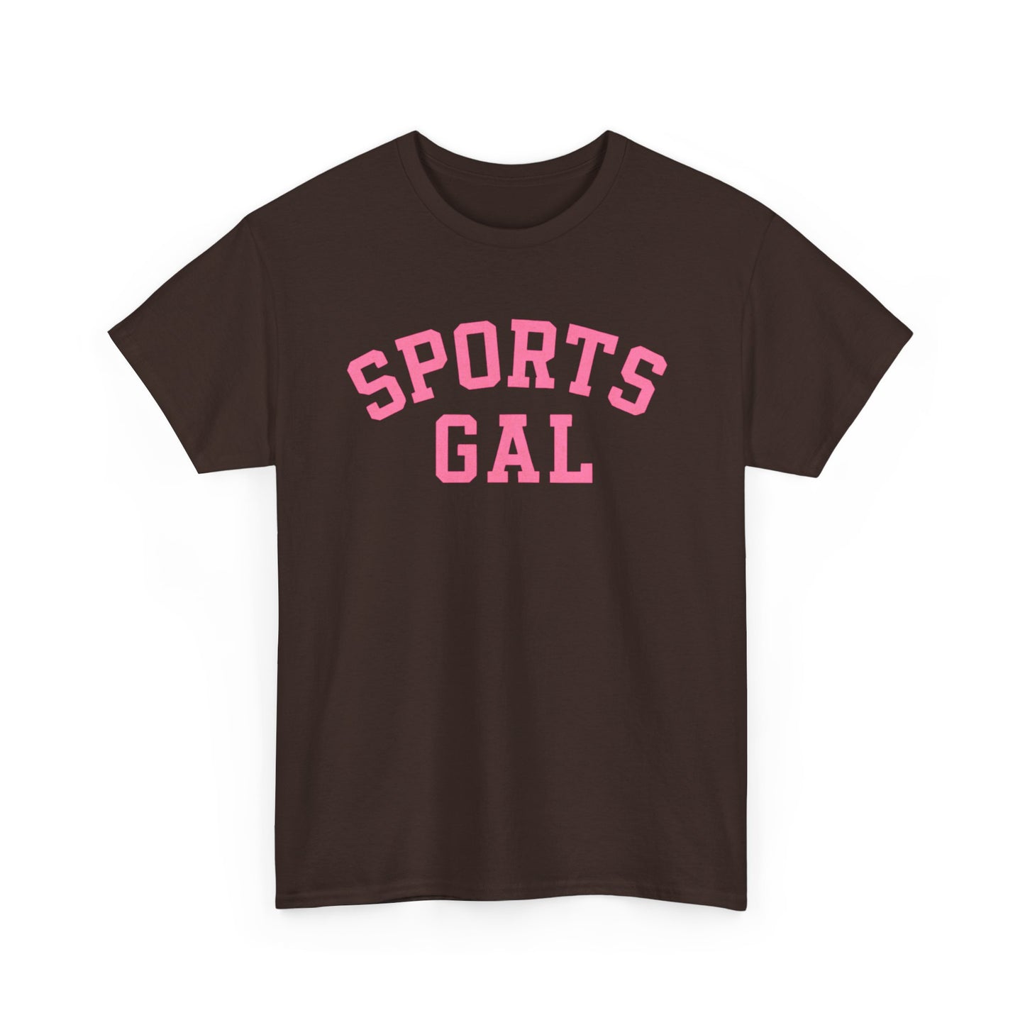 Sports Gal T-Shirt — Pink Athletic Graphic Tee for Active Women