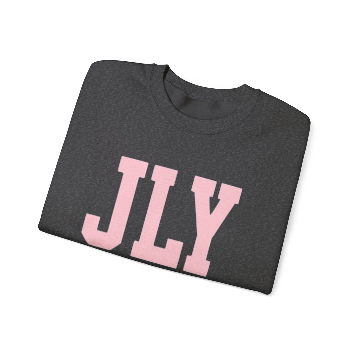JLY Pink Lettering Crewneck Sweatshirt