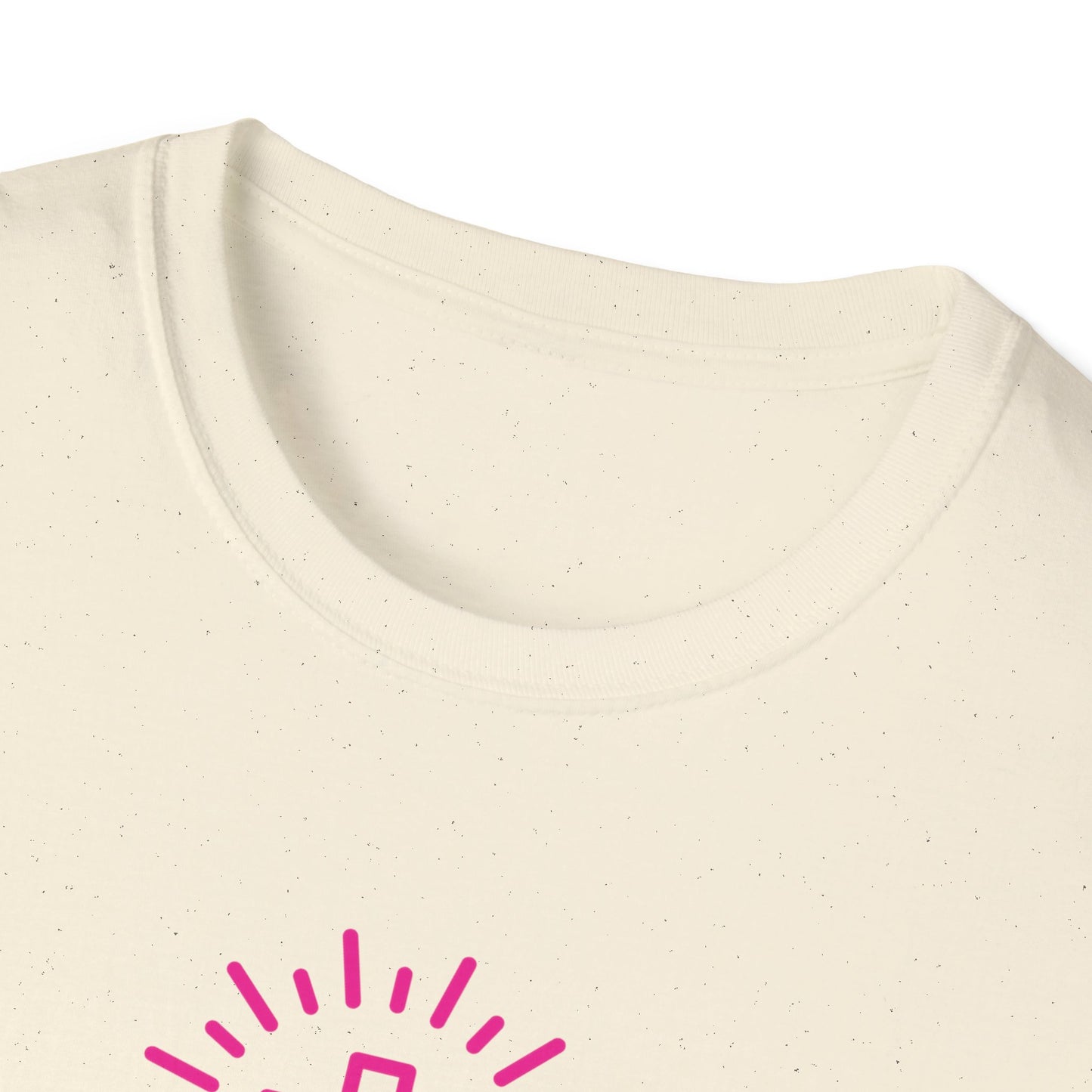 Christian Cross T-Shirt — Pink Radiant Faith Tee