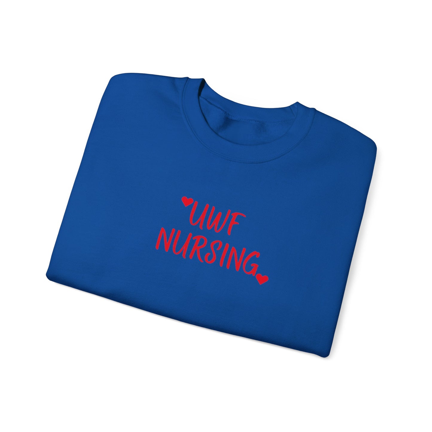 UWF Nursing T-Shirt — Cute Red Heart Nursing Tee for University of West Florida Students & Nurses