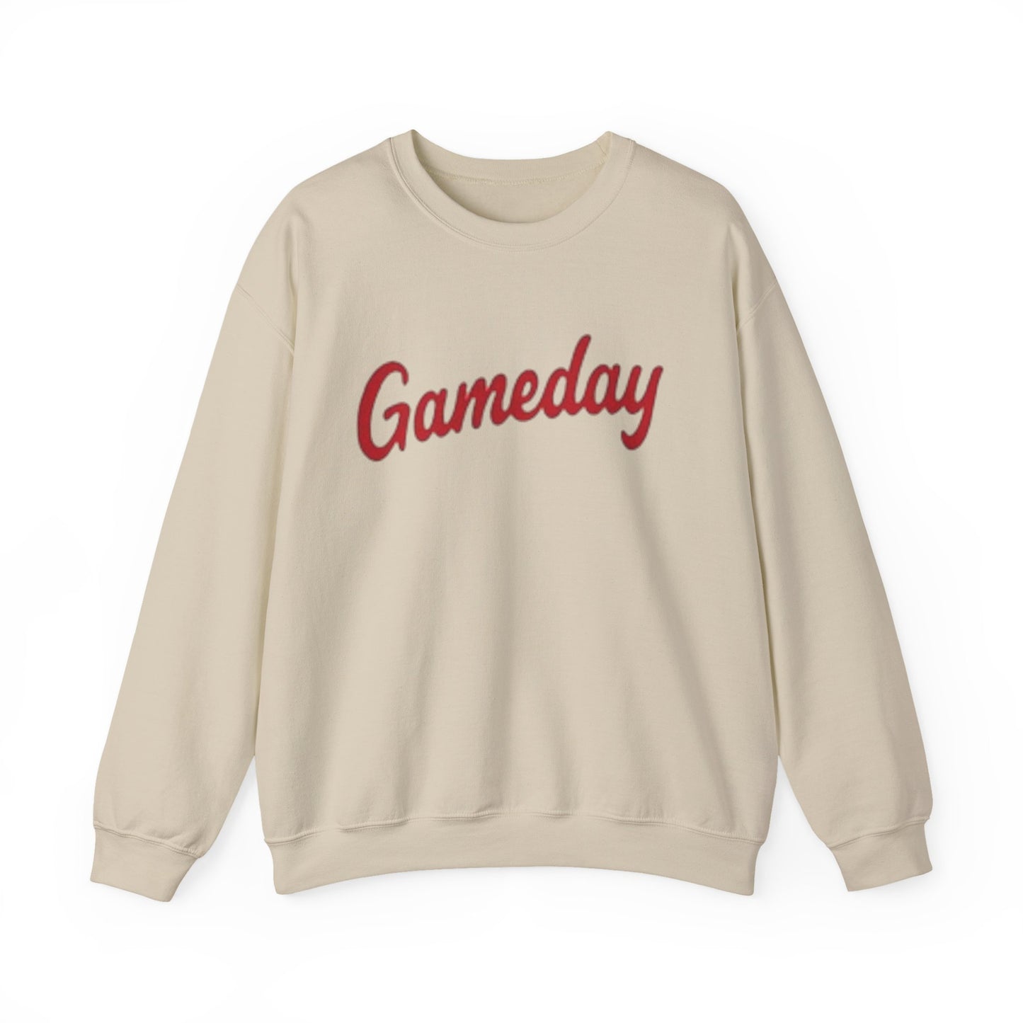 Gameday Crewneck Sweatshirt — Retro Script Game Day Pullover