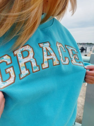 GRACE- COASTAL CRUSH MOCK NECK **PREORDER**