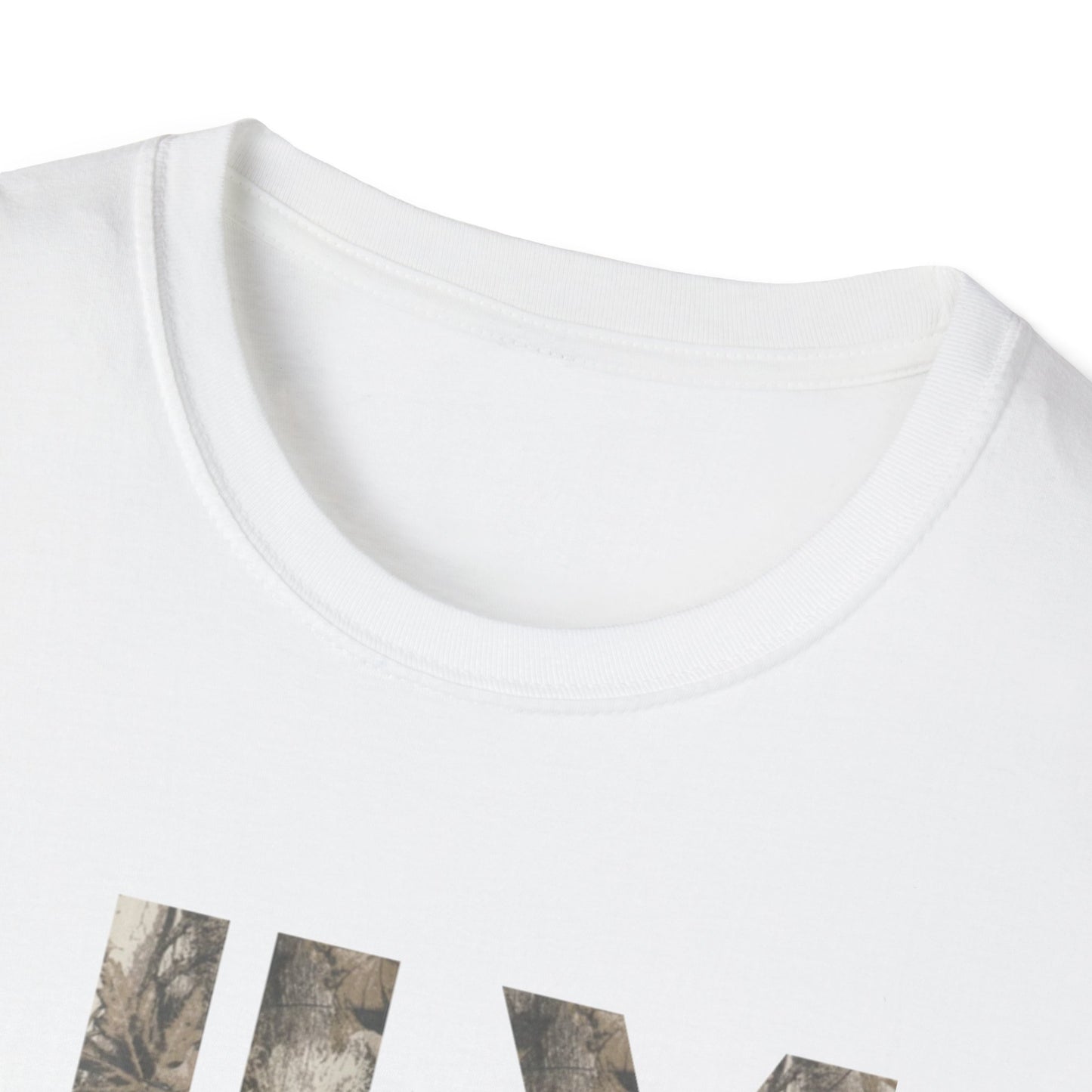 JLY Camouflage Initials T-Shirt — Camo Monogram Graphic Tee
