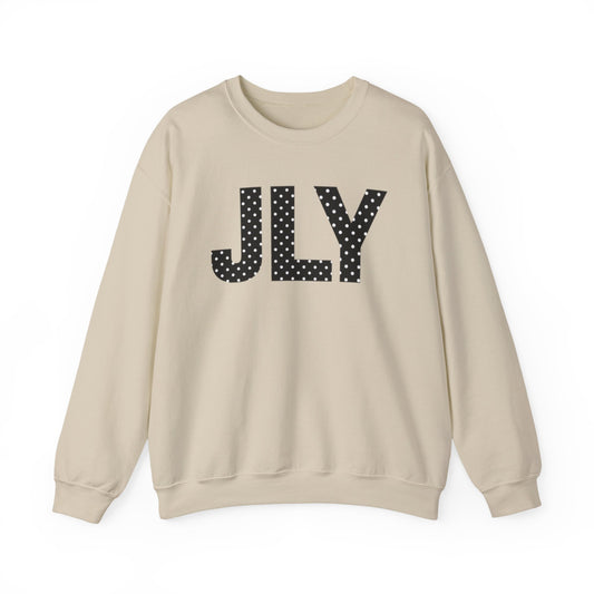 JLY Polka Dot Crewneck Sweatshirt