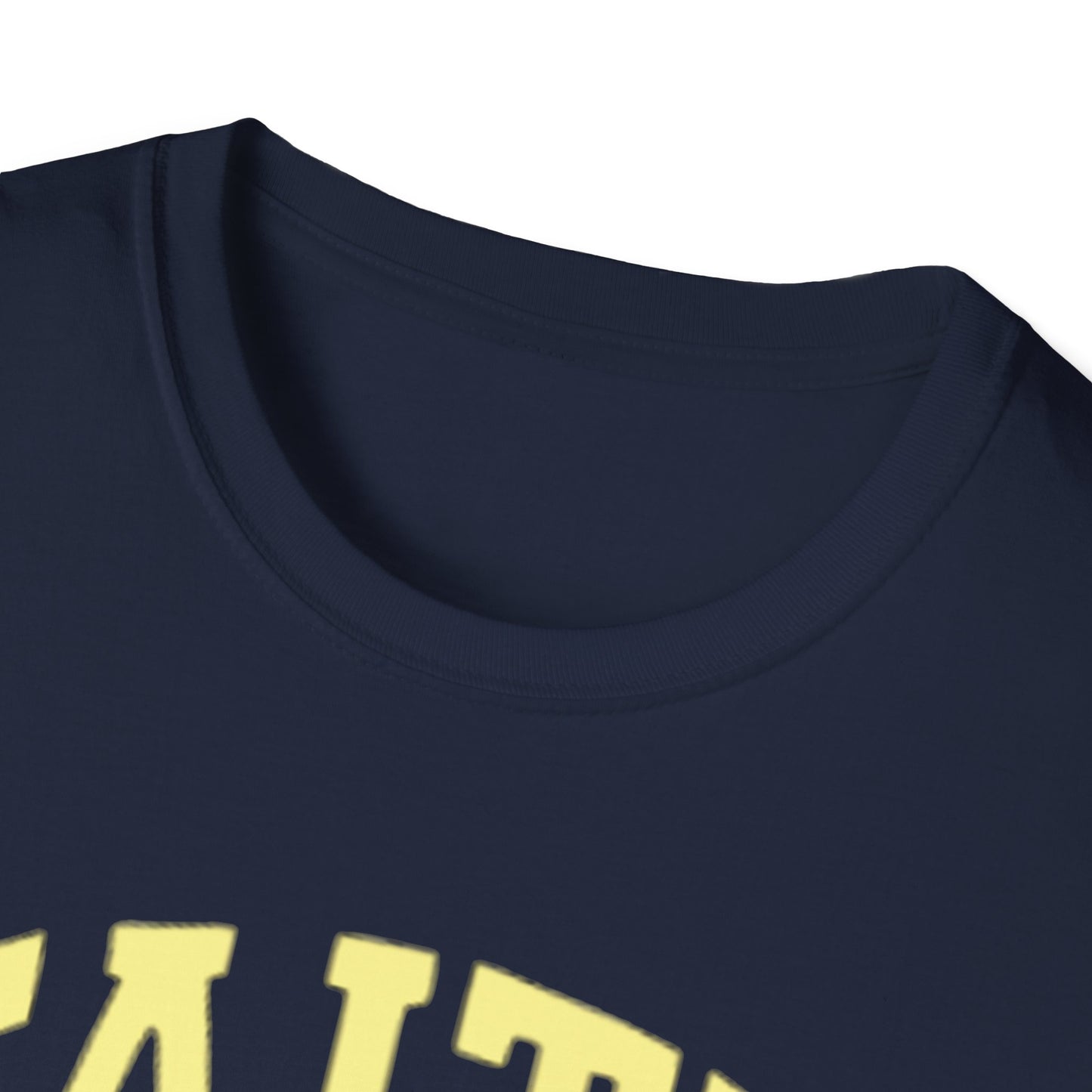 Faith Graphic T-Shirt — Yellow Lettering with Star