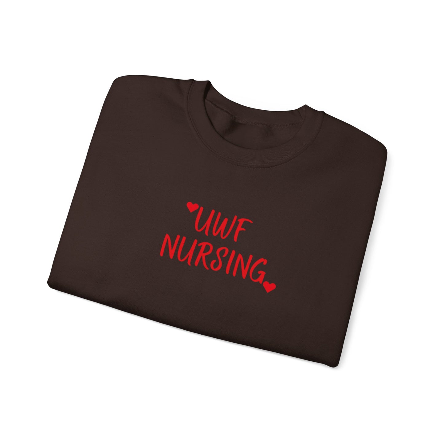 UWF Nursing T-Shirt — Cute Red Heart Nursing Tee for University of West Florida Students & Nurses