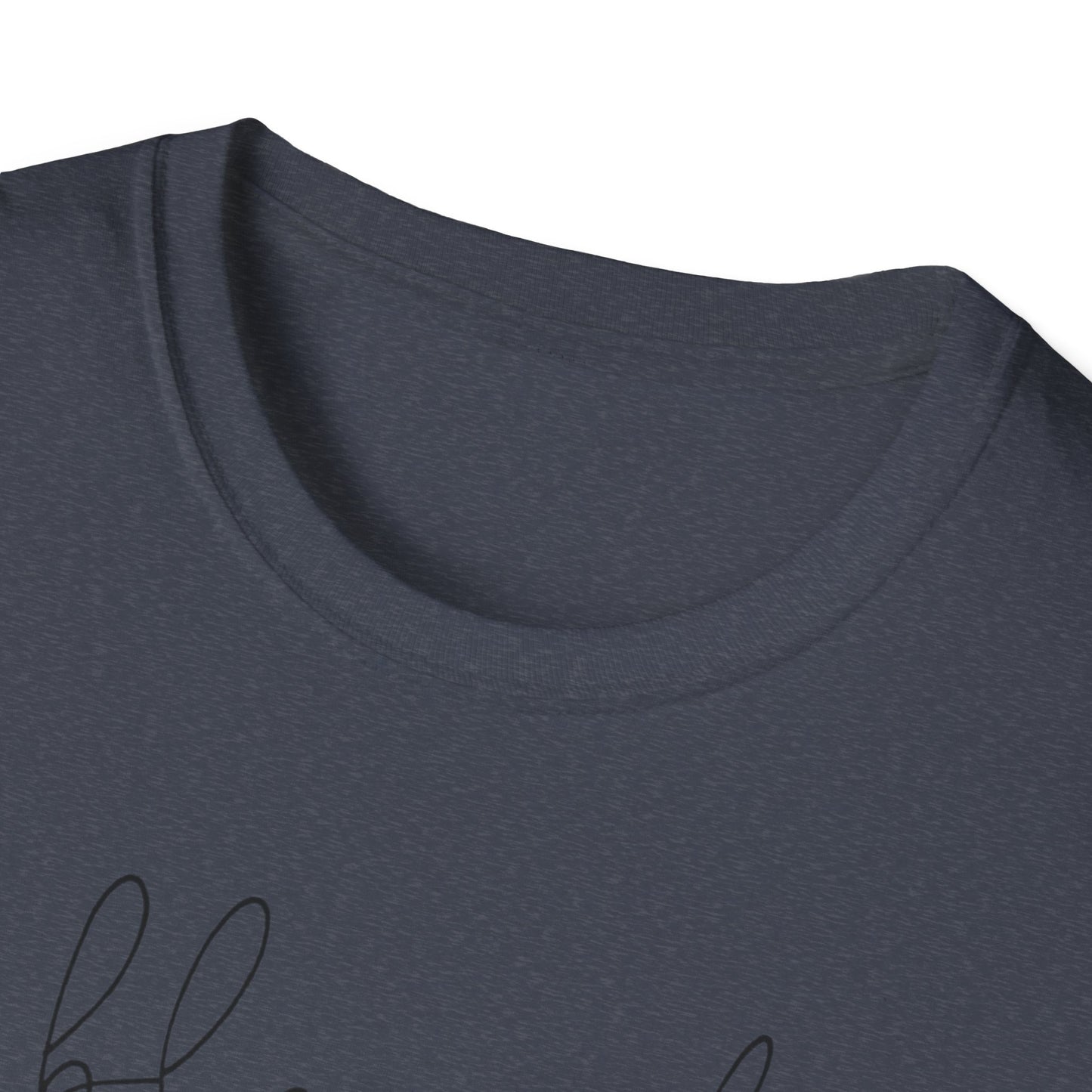 Blessed Script T-Shirt — Minimalist Inspirational Tee