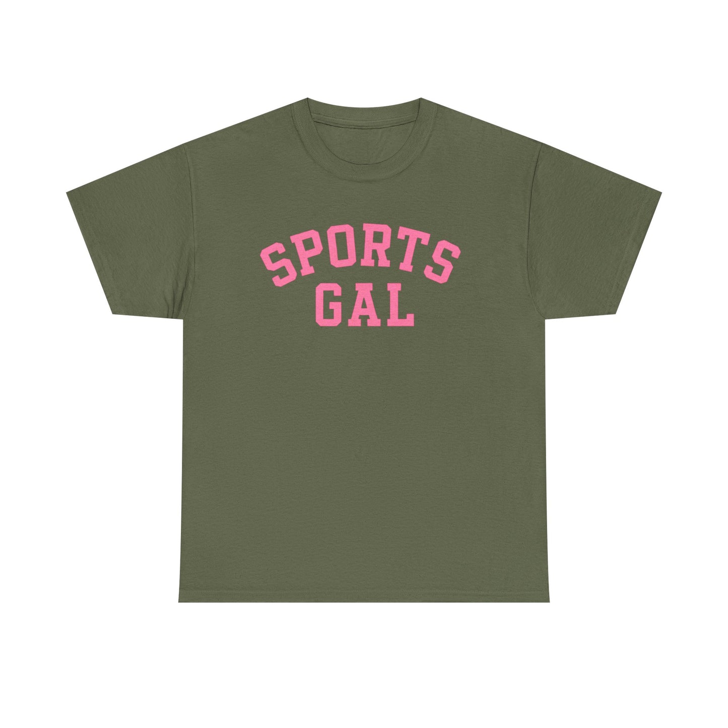 Sports Gal T-Shirt — Pink Athletic Graphic Tee for Active Women