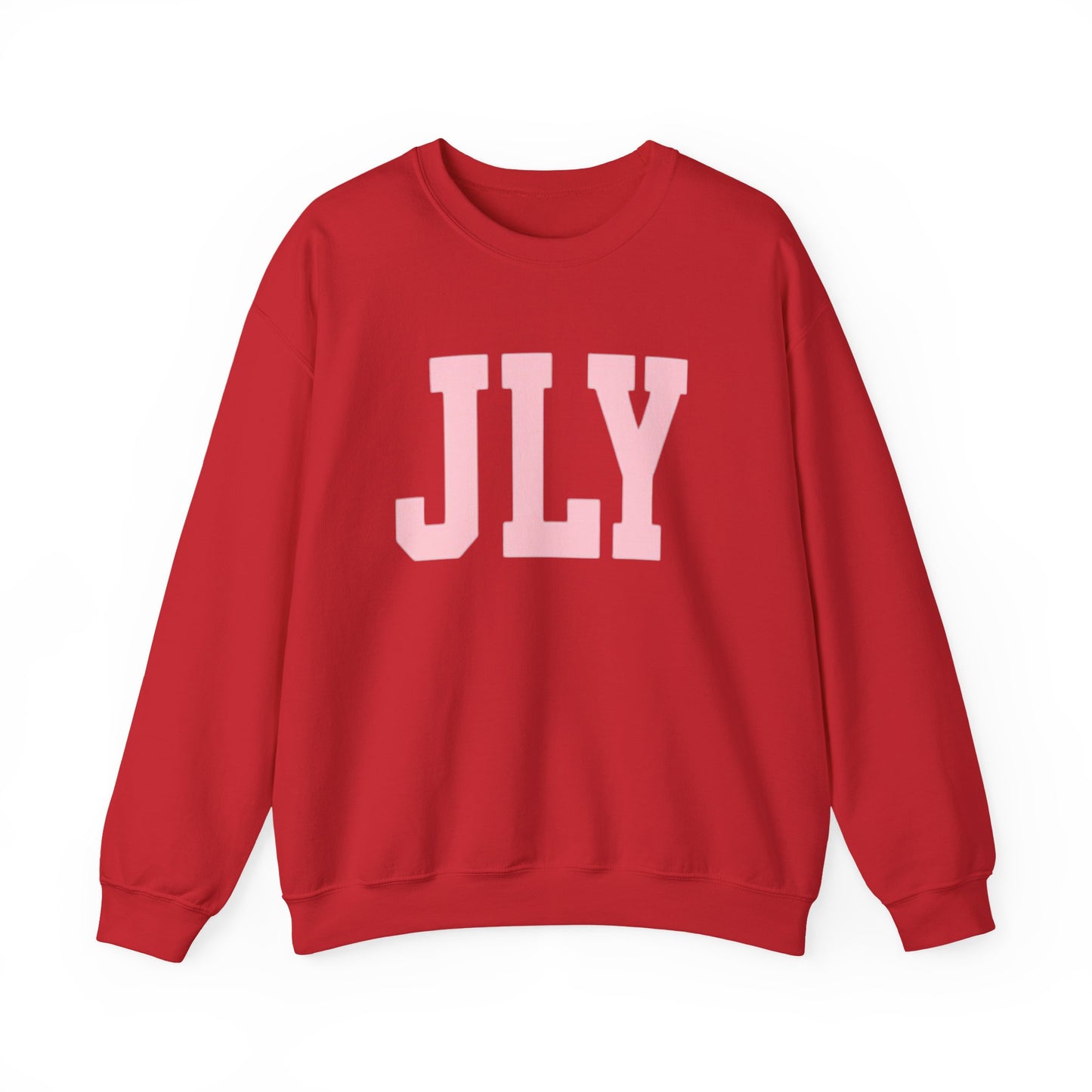 JLY Pink Lettering Crewneck Sweatshirt