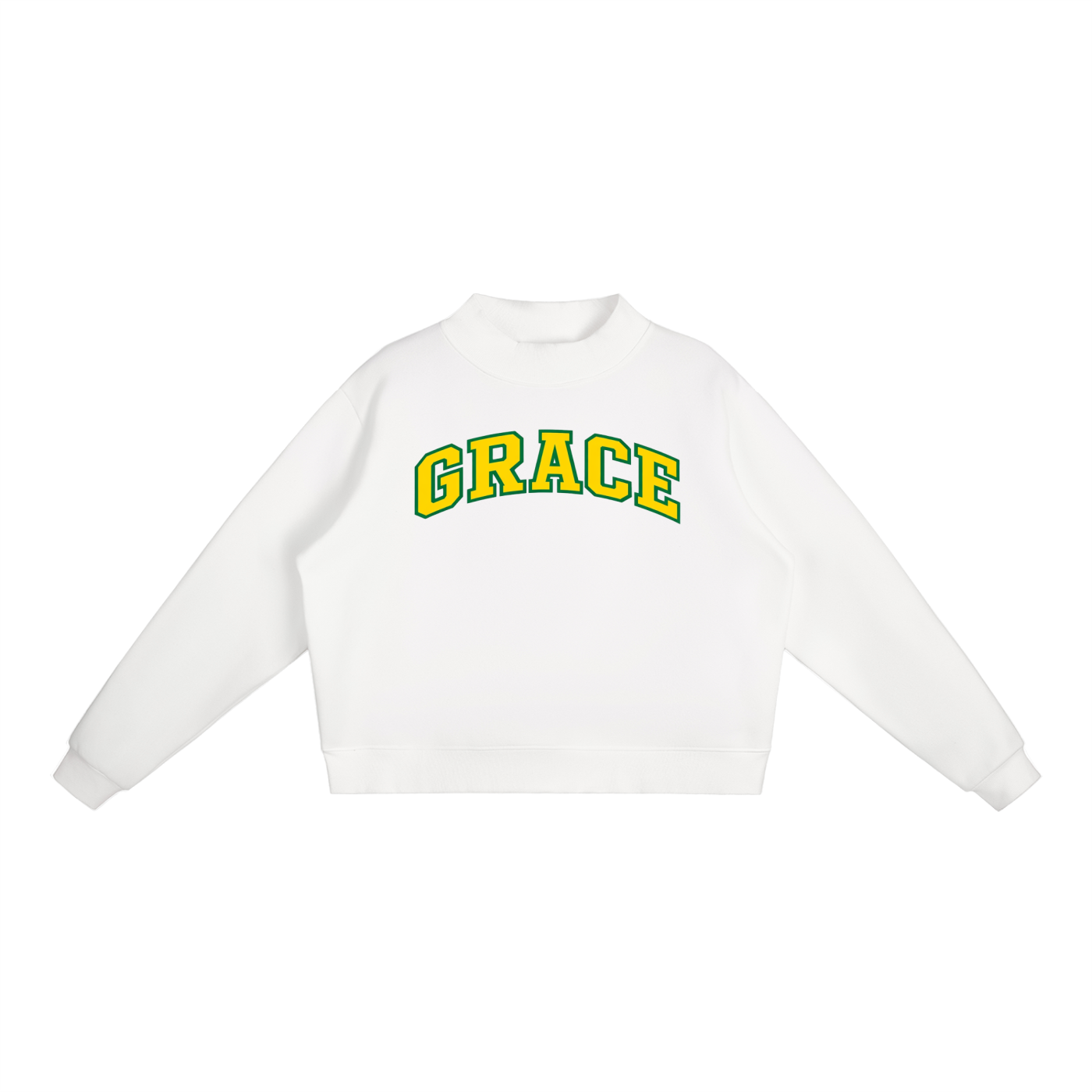 Golden Glow Grace Mock Neck